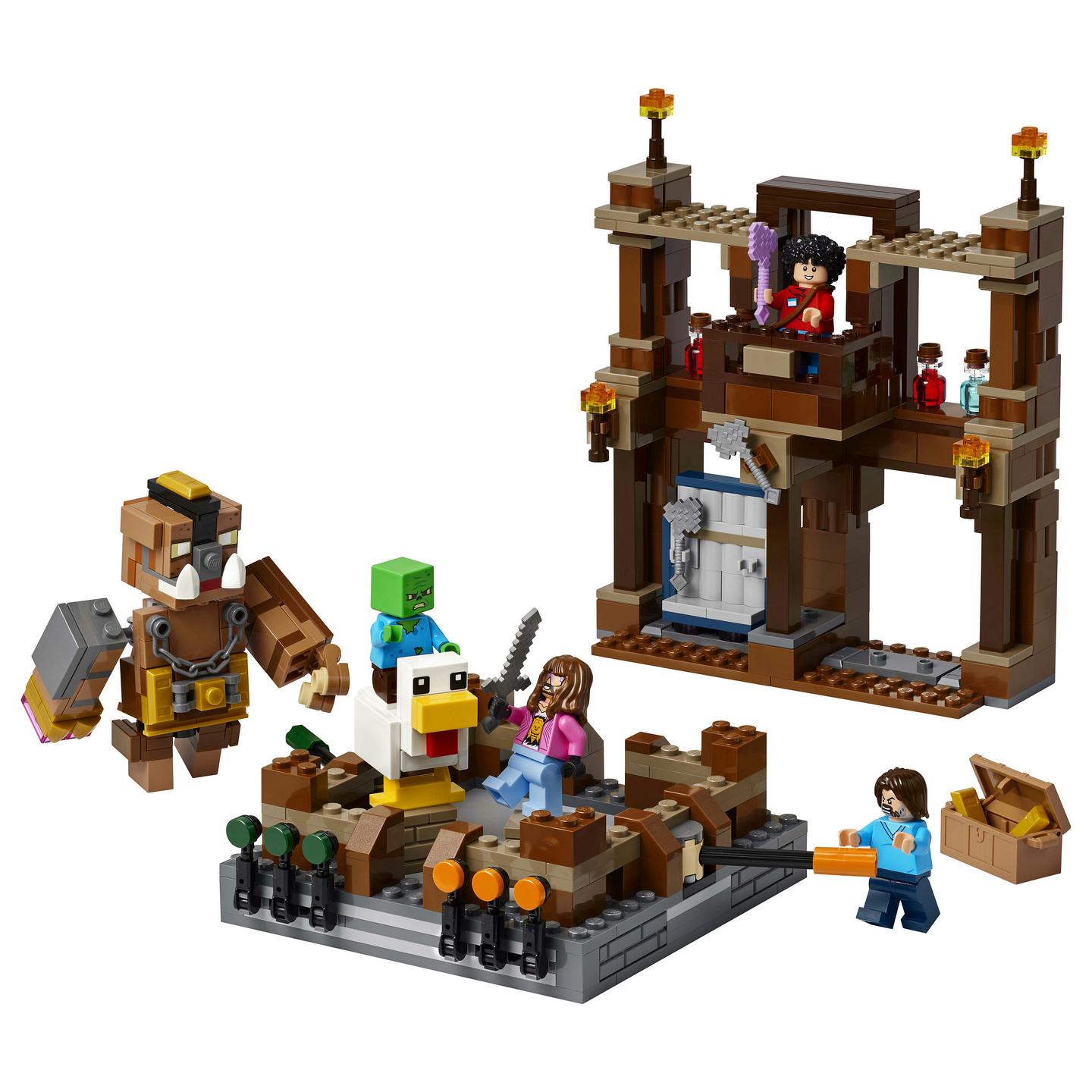 LEGO Minecraft Woodland Mansion Fighting Ring - 5