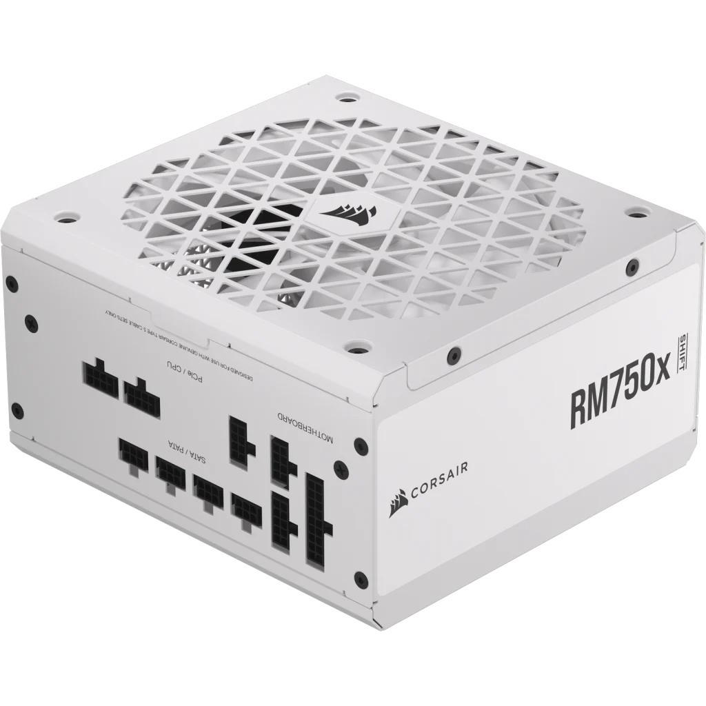 Furnizues Energjie Corsair RM750x Shift / CP-9020273-EU / 750W / ATX / 80 PLUS Gold / Fully-Modular - Bardhë - 3