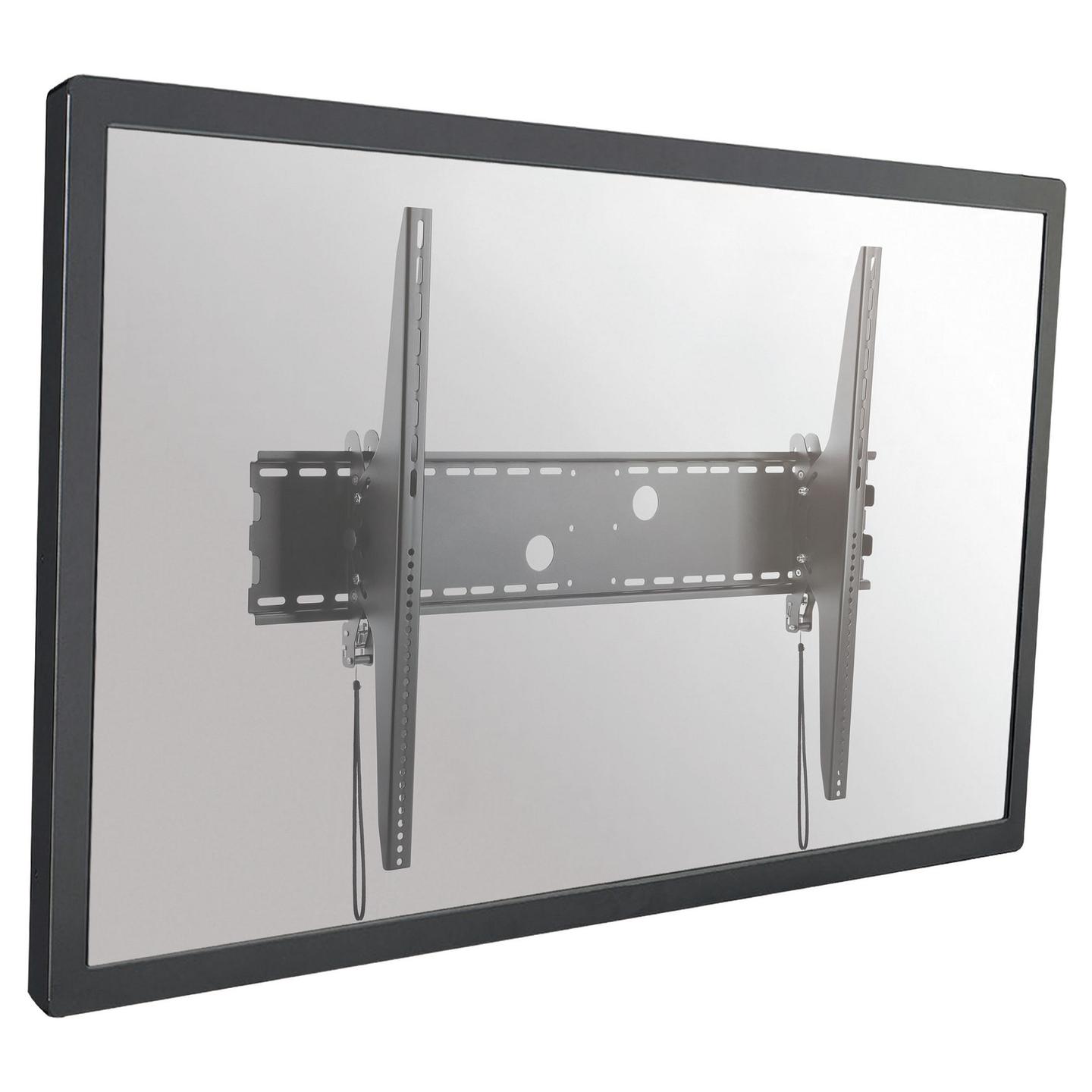 Mbajtëse Muri për TV Equip 650322 / 60"-100" / 100kg / Tilt / Curved / -15° deri +15° - Zezë - 6