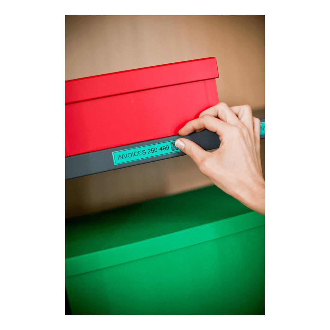 Shirit për Printer Brother TZe-751 / 24 mm × 8 m - Zezë mbi Gjelbër - 3