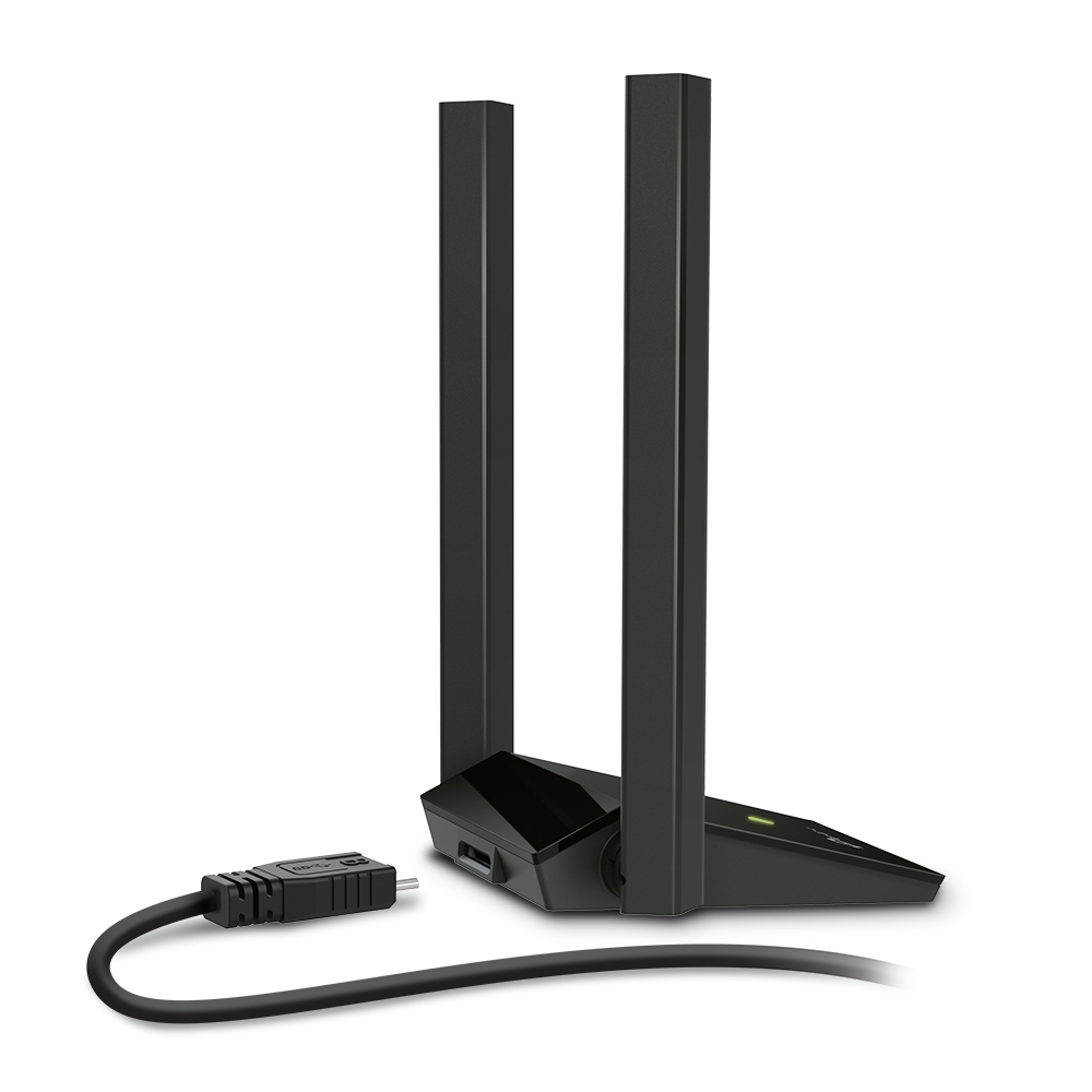 Antena për Rrjet / Wi-Fi USB / 2x5dBi / USB 3.0 / MU-MIMO / 180° - Zezë - 2
