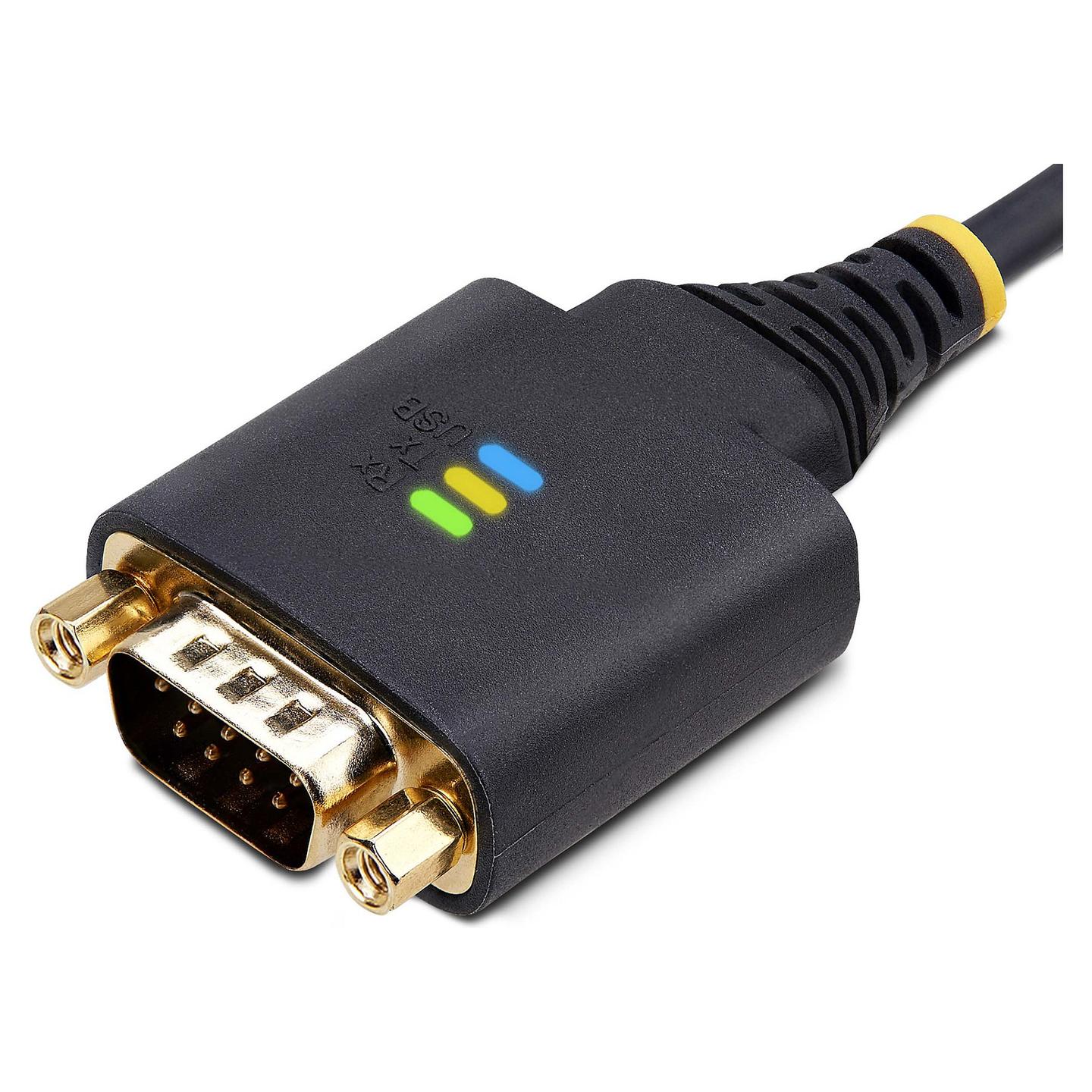 Kabllo USB StarTech.com 1P6FFC-USB-SERIAL / USB-A në DB9 RS-232 / FTDI FT232R / USB 2.0 / 921.6 Kbps / 2 m - Zezë - 8
