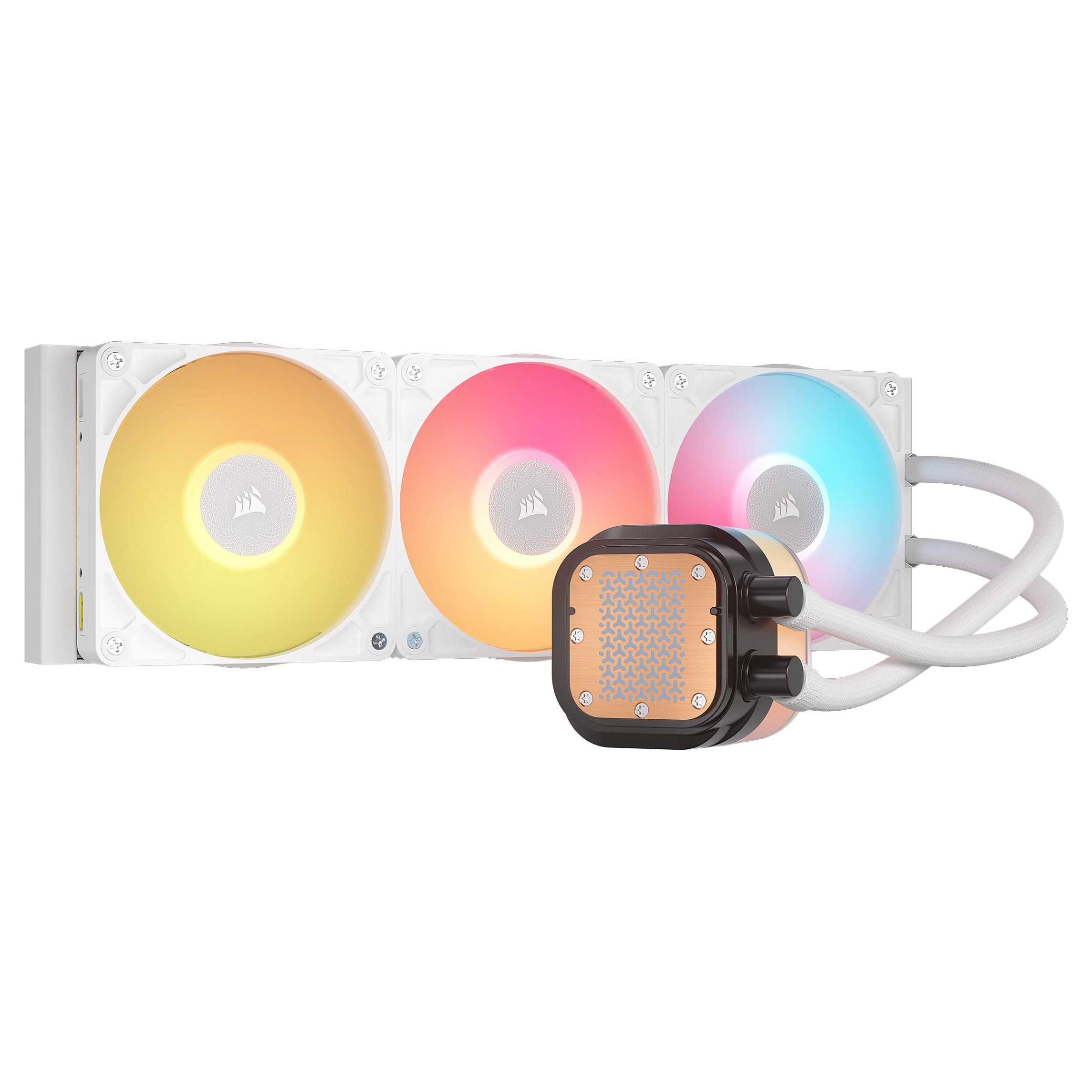Ftohës për Procesor Corsair iCUE LINK TITAN 360 RX LCD / AIO / 360mm / 3x120mm / ARGB / LCD – Bardhë - 12