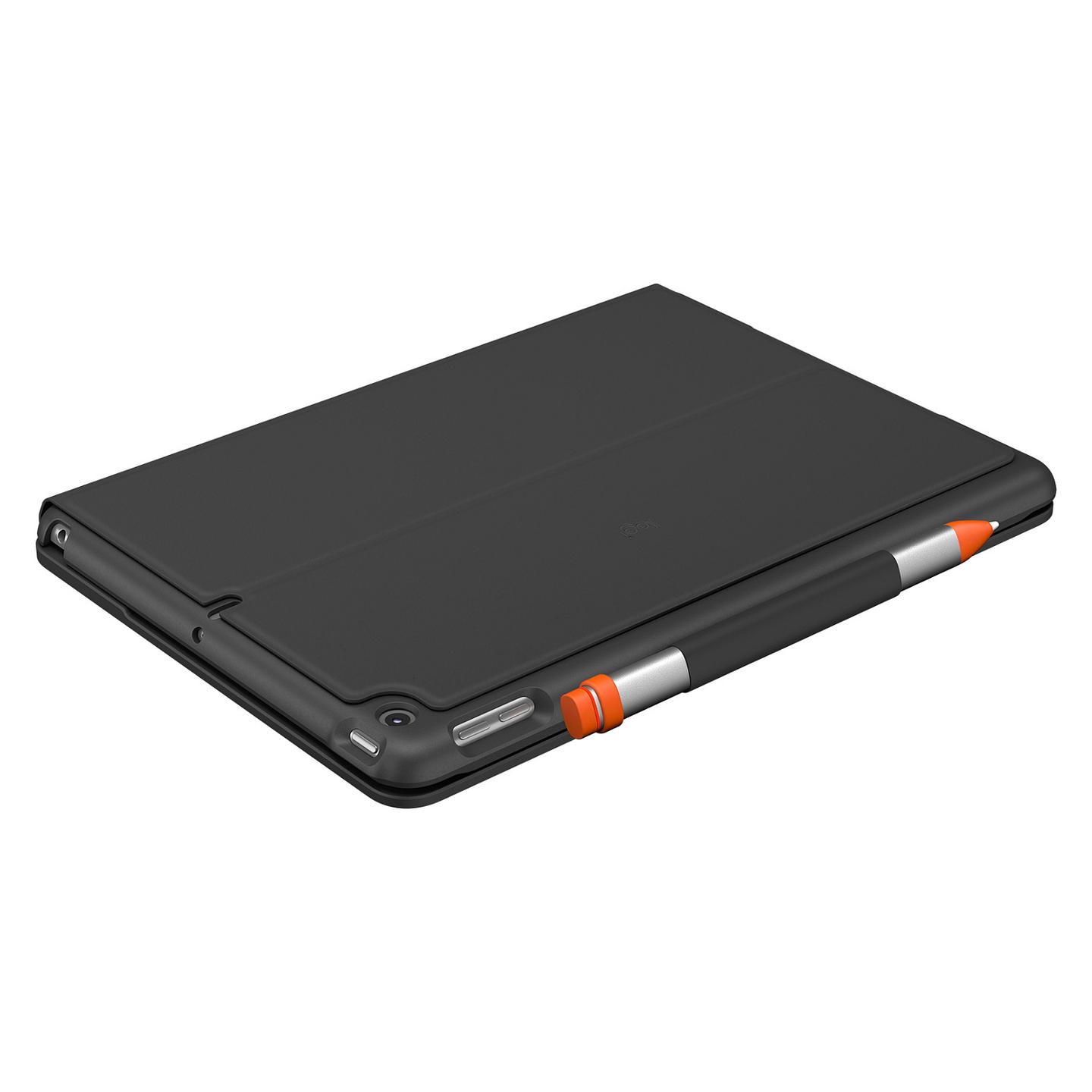 Mbështjellës me Tastierë Logitech Slim Folio / Bluetooth LE / iPad 7th, 8th & 9th Gen - Grafit - 6