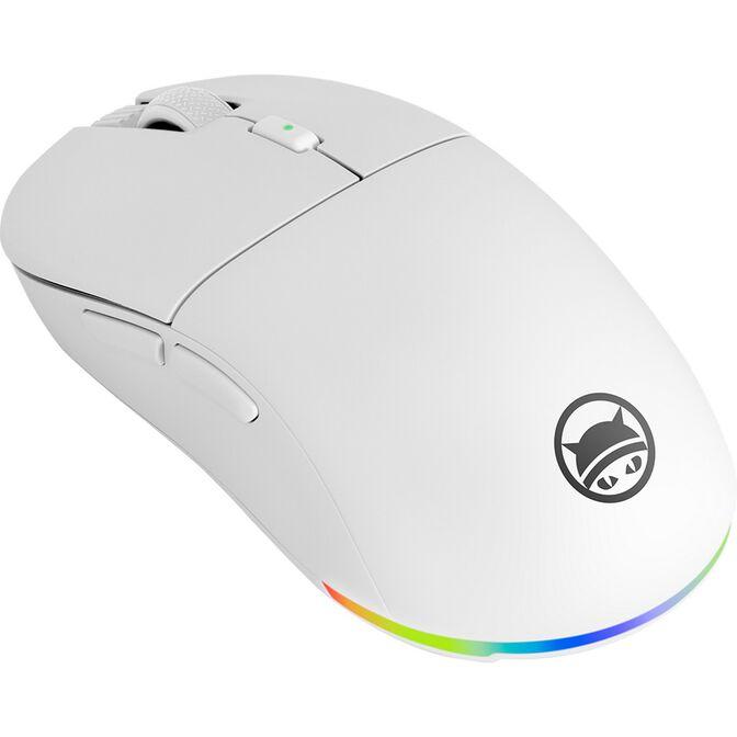 Maus Gaming GAMIAC PX71 / PixArt PMW3335 / 16,000 DPI / 71g / 2.4GHz Wireless / USB-C - Bardhë - 4