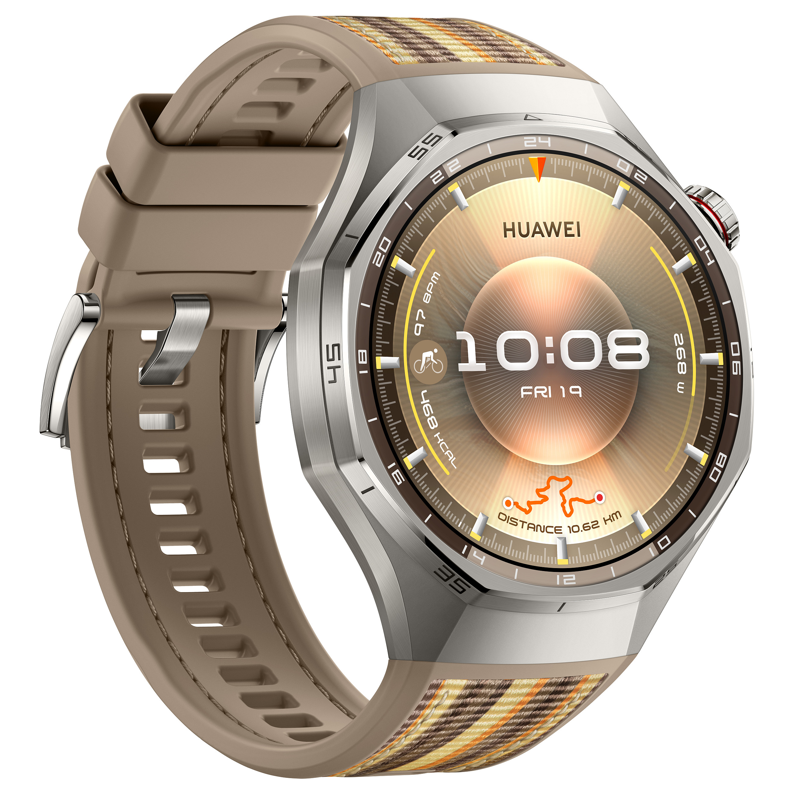 Orë e Mençur Huawei Watch GT6 Pro / 46 mm / AMOLED 1.47" / GPS - Kafe - 3
