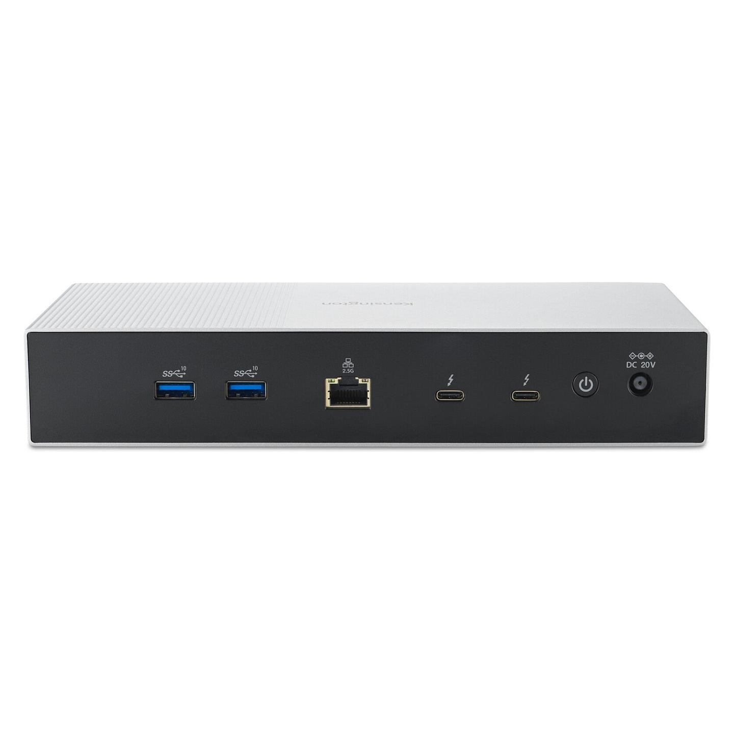 Docking Station Kensington SD5000T5 EQ, Thunderbolt 5, 3× Video, USB-A, USB-C, Gigabit Ethernet, SD, microSD, PD 140 W – Zezë, Gri - 6