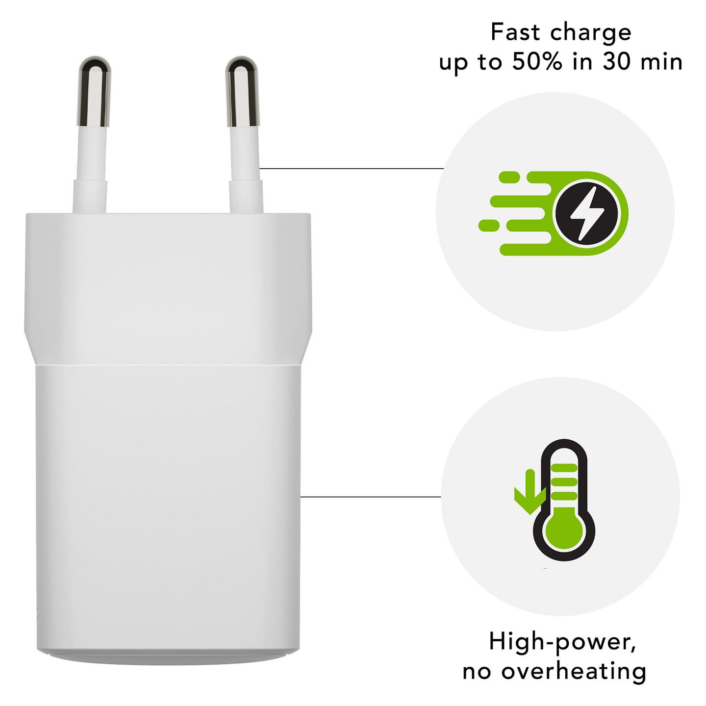 Karikues dbramante1928 re-charge Pro CH30EUWH7097, USB-C, 30W, Power Delivery, GaN, EU - Bardhë - 4