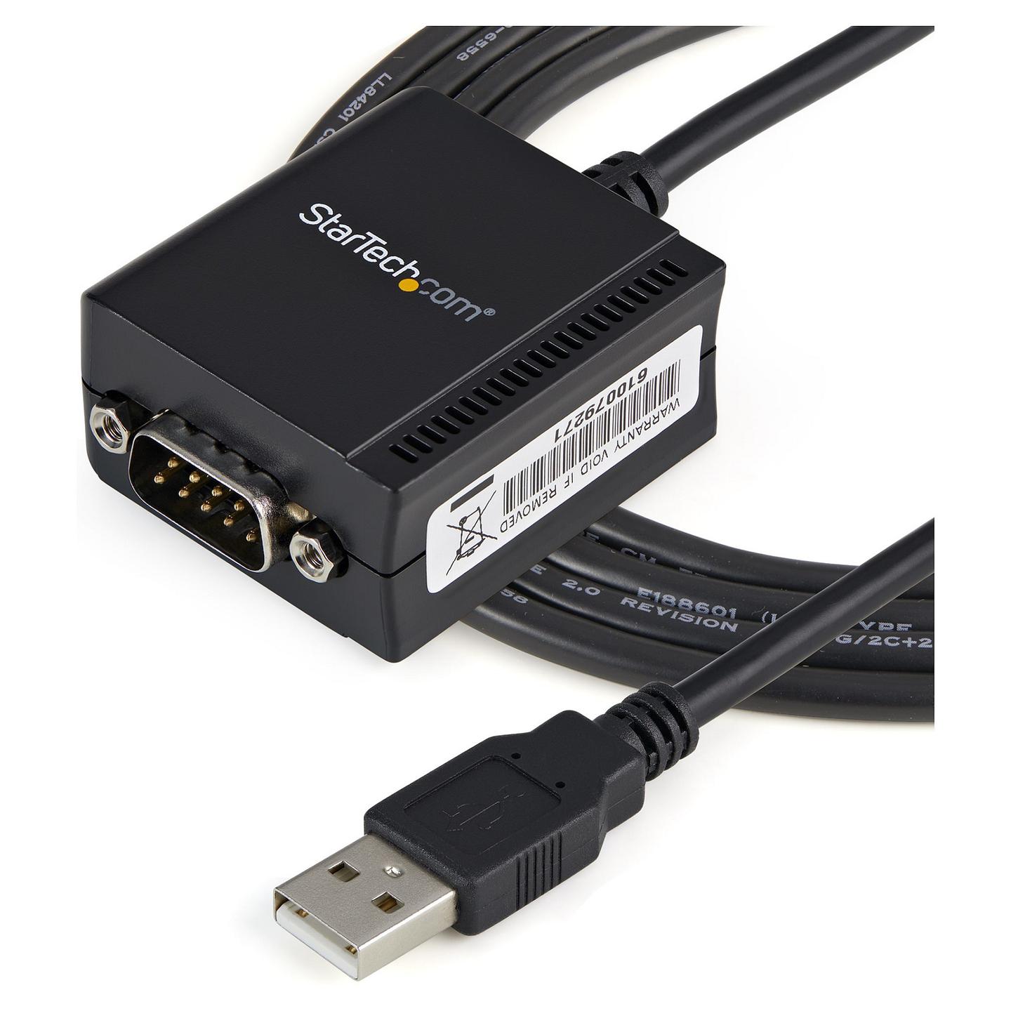 Adapter USB në Serial StarTech.com ICUSB2321F / USB-A në RS-232 / DB9 / FTDI FT232RL / 115.2 Kbit/s / 0.2 m - Zezë - 4
