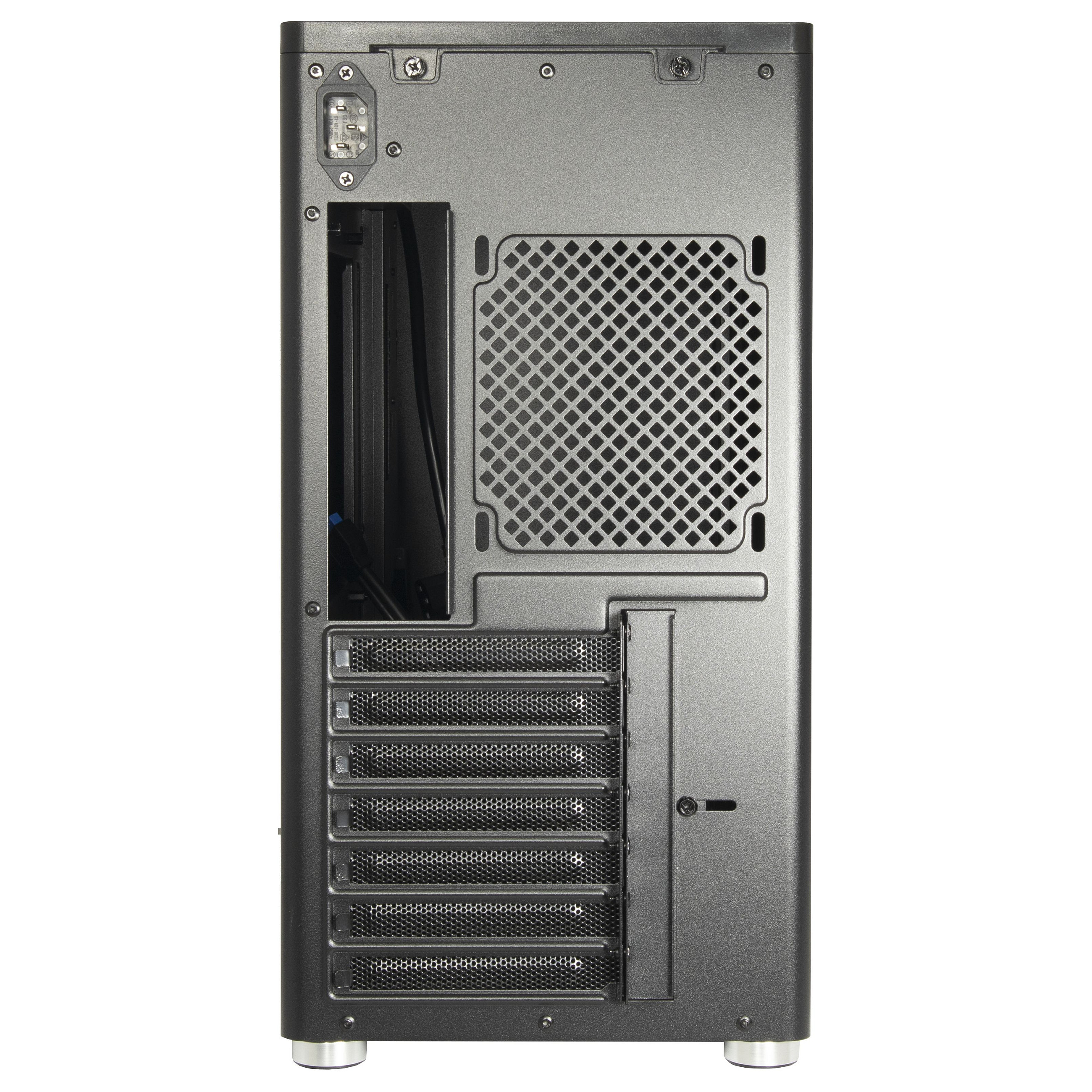 Kasë PC Inter-Tech X2 Duplex Pro / Midi Tower / ATX / 1x USB-A 3.2 Gen2 + 1x USB-C 3.2 Gen2 / 3x 2.5" + 1x 2.5"/3.5" Bay - Zezë - 8