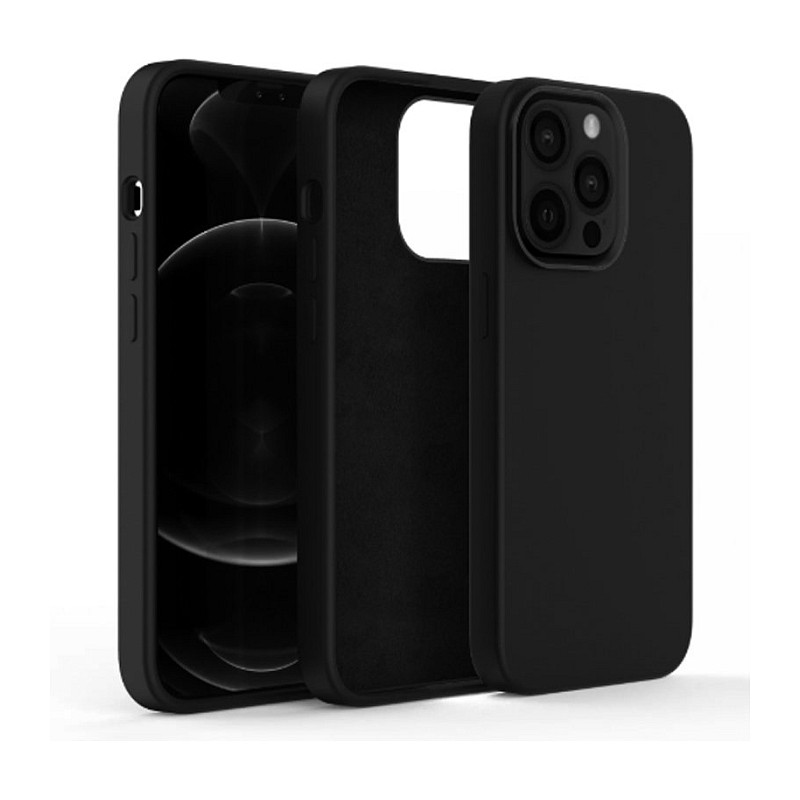 Aksesorë për telefon 4smarts 540151 / Cover / Silikon / Apple iPhone 14 - Zezë - 2