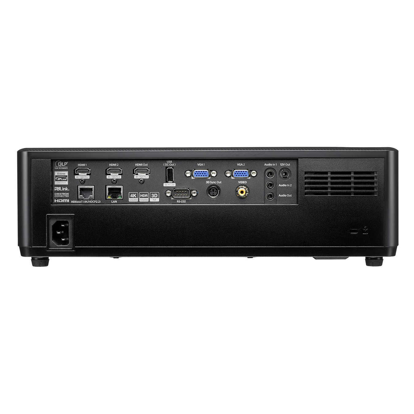 Projektor Optoma ZU607TST DLP / WUXGA (1920 x 1200) / 6000 lumen / Laser / RJ-45 + RS-232 - Bardhë - 2