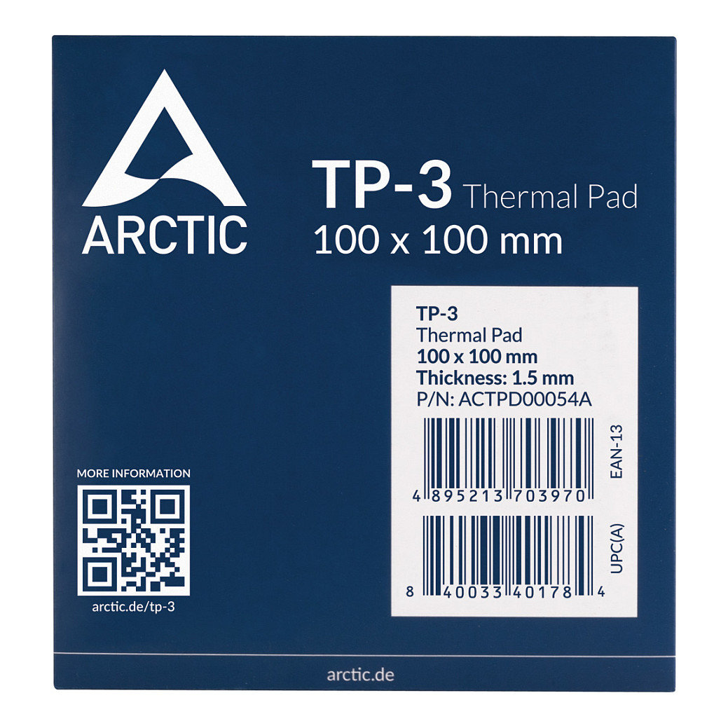 Pad Termik ARCTIC TP-3 / 100x100mm / 1.5mm / 6W/mK - 4