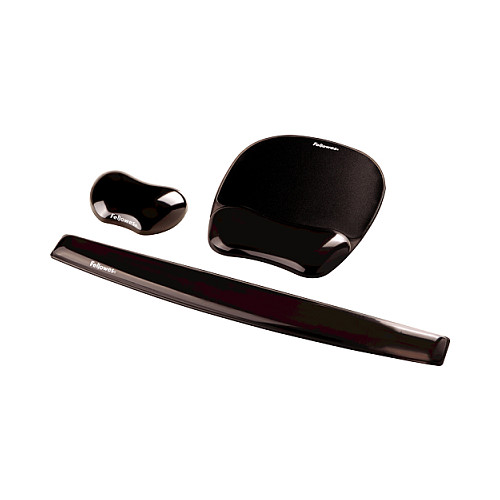 Mauspad Fellowes 9112101 202x230mm me Mbështetëse Xheli për Kyç – Zezë - 8