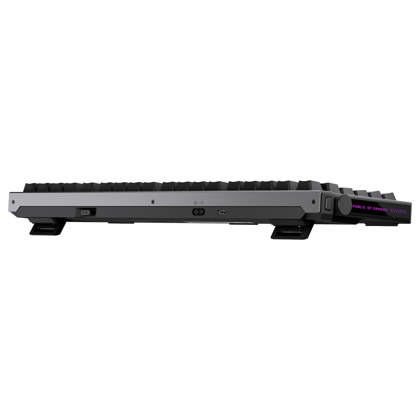 Tastierë Gaming ASUS ROG Strix Morph 96 Wireless / Wired & Wireless / QWERTZ / Mekanike / RGB LED - Zezë - 8