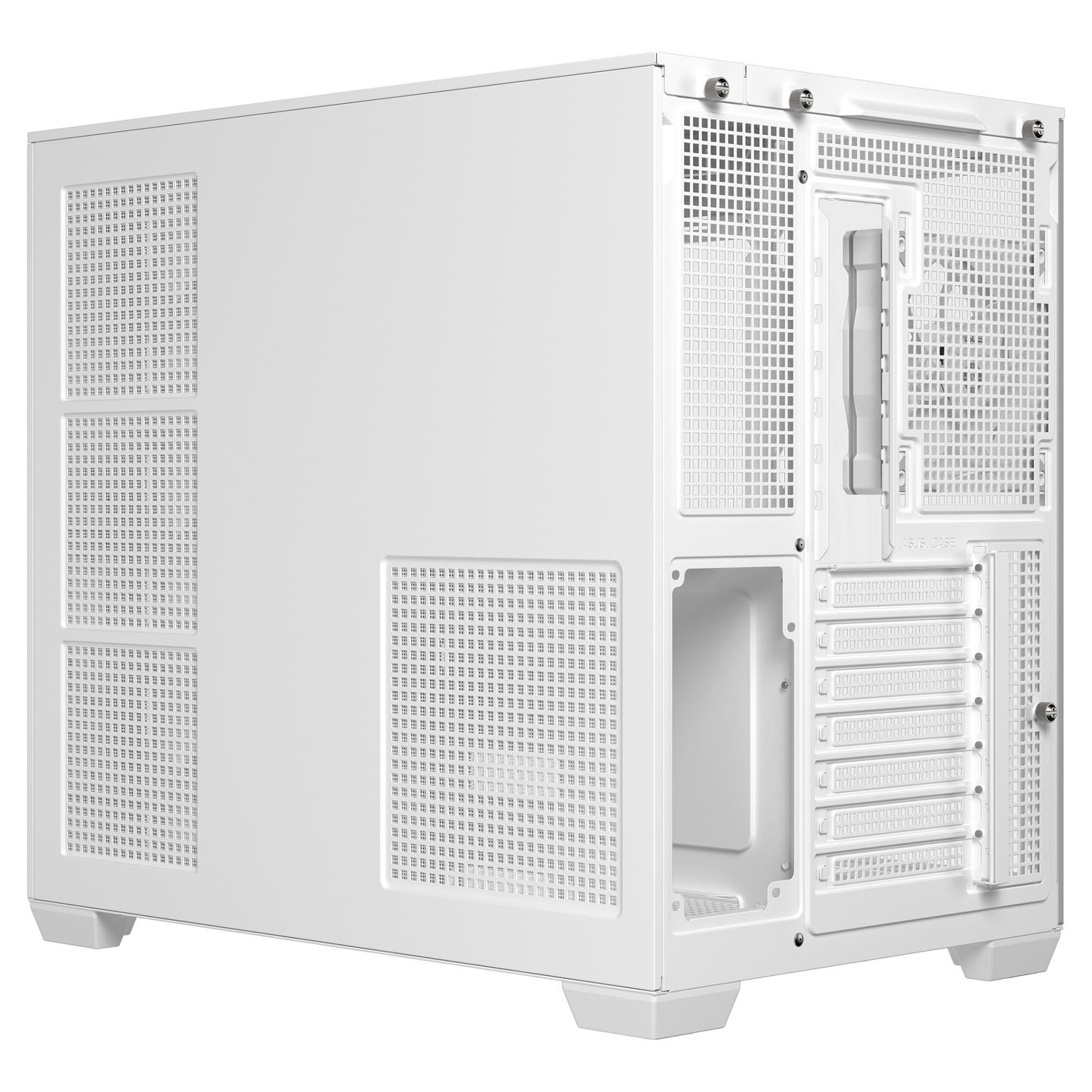 Kasë ASUS A32 Plus TG ARGB, Mid-Tower, ATX, Xham i Temperuar, 4x120mm ARGB, USB Type-C 10Gbps - Bardhë - 12
