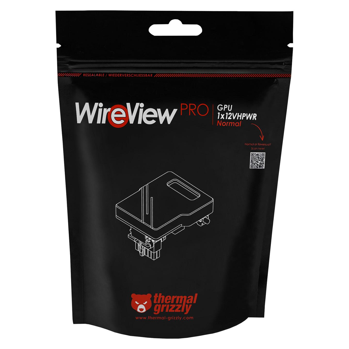 Matës i Konsumit të Energjisë për GPU Thermal Grizzly WireView Pro, 1x12VHPWR 90°, Normal - Zezë - 9