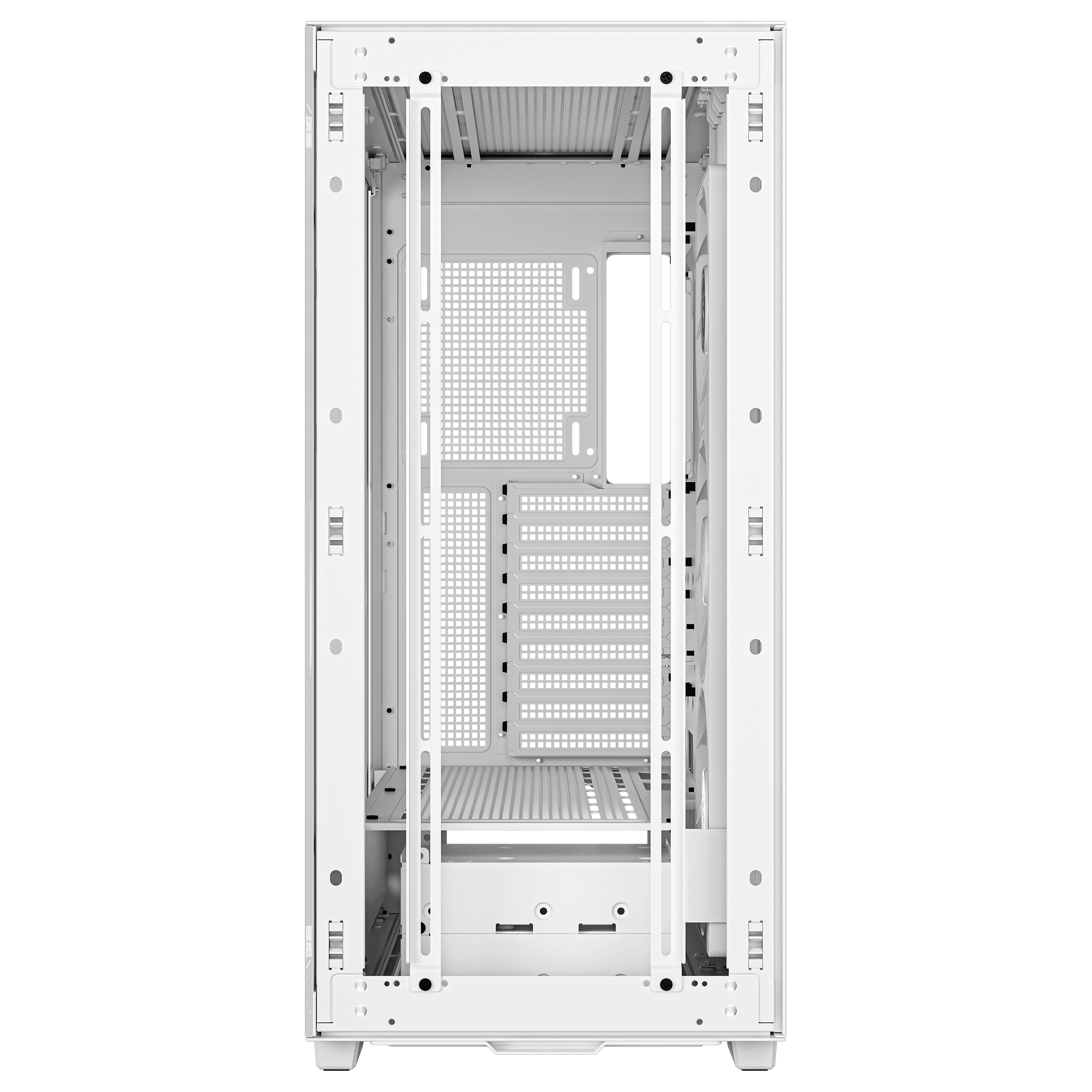 Kasë PC DeepCool Morpheus / Tower / E-ATX / 3x 120mm + 3x 140mm + 2x 180mm + 2x 200mm Fan Support / Tempered Glass / 420mm Radiator / ARGB / Digital Display - Bardhë - 4