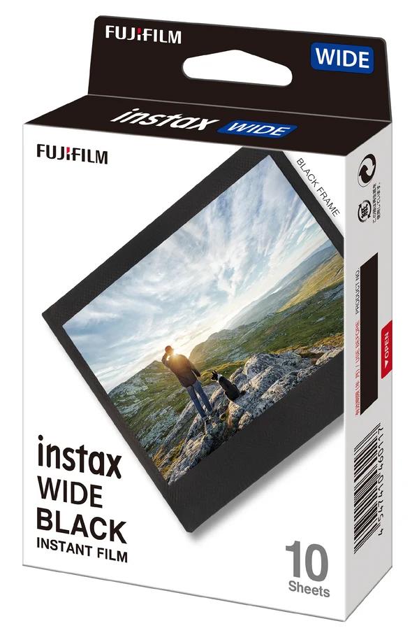 Film Instant Fujifilm instax WIDE, 10 Foto, ISO 800, Kornizë e Zezë - 2