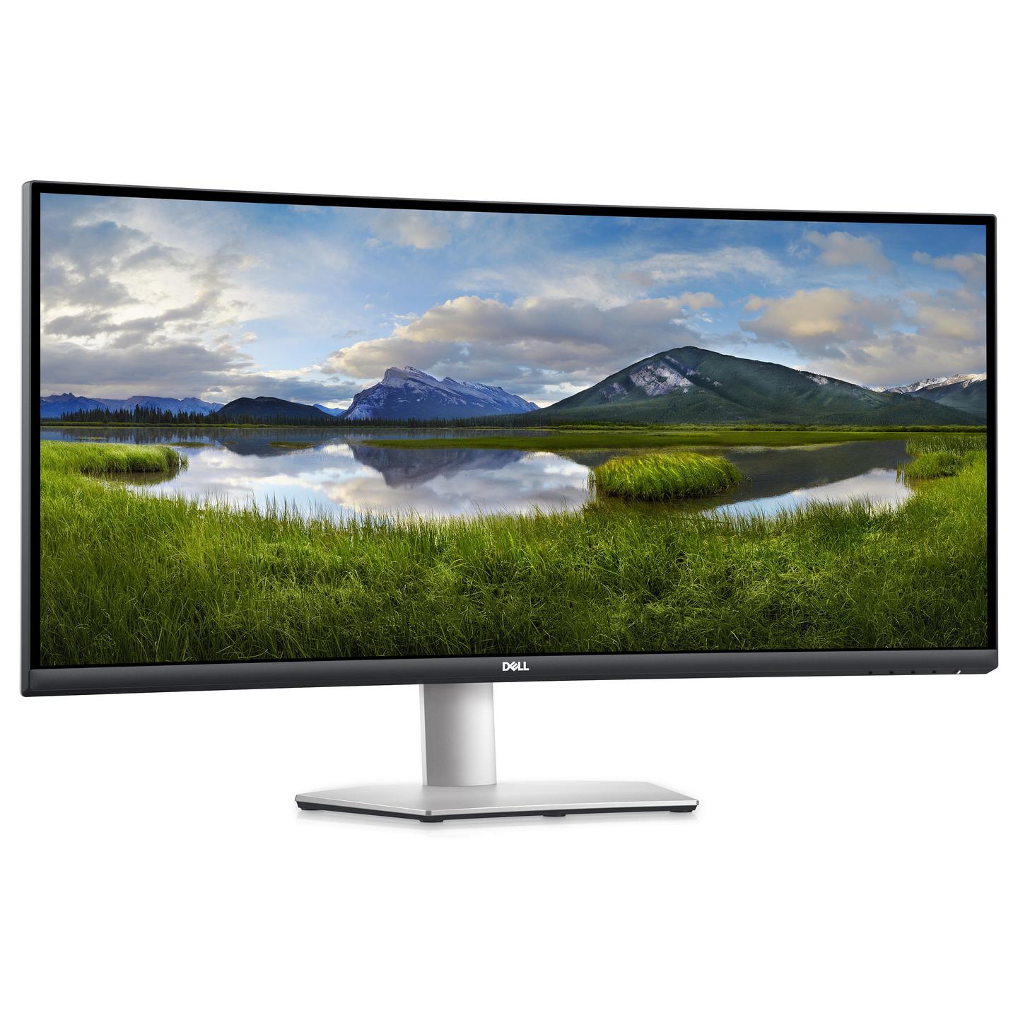 Monitor Dell S3423DWC / 34" / WQHD VA / 100 Hz / 4 ms / 2x HDMI + DisplayPort + USB-C - Zezë/Argjend - 3