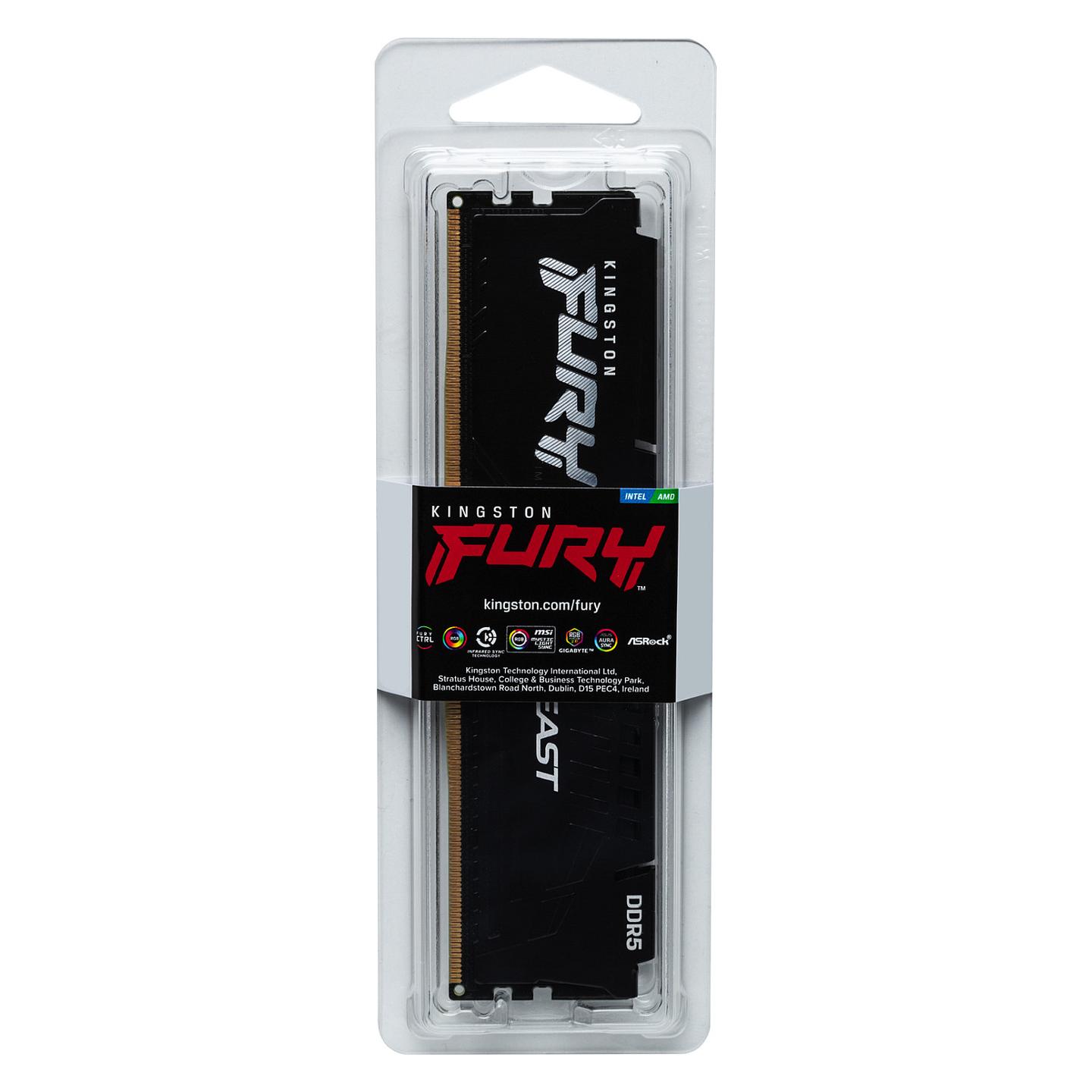 RAM Memorie DDR5 Kingston FURY Beast / 64GB / DIMM / 5600MHz / CL36 / 288-pin - Zezë - 5