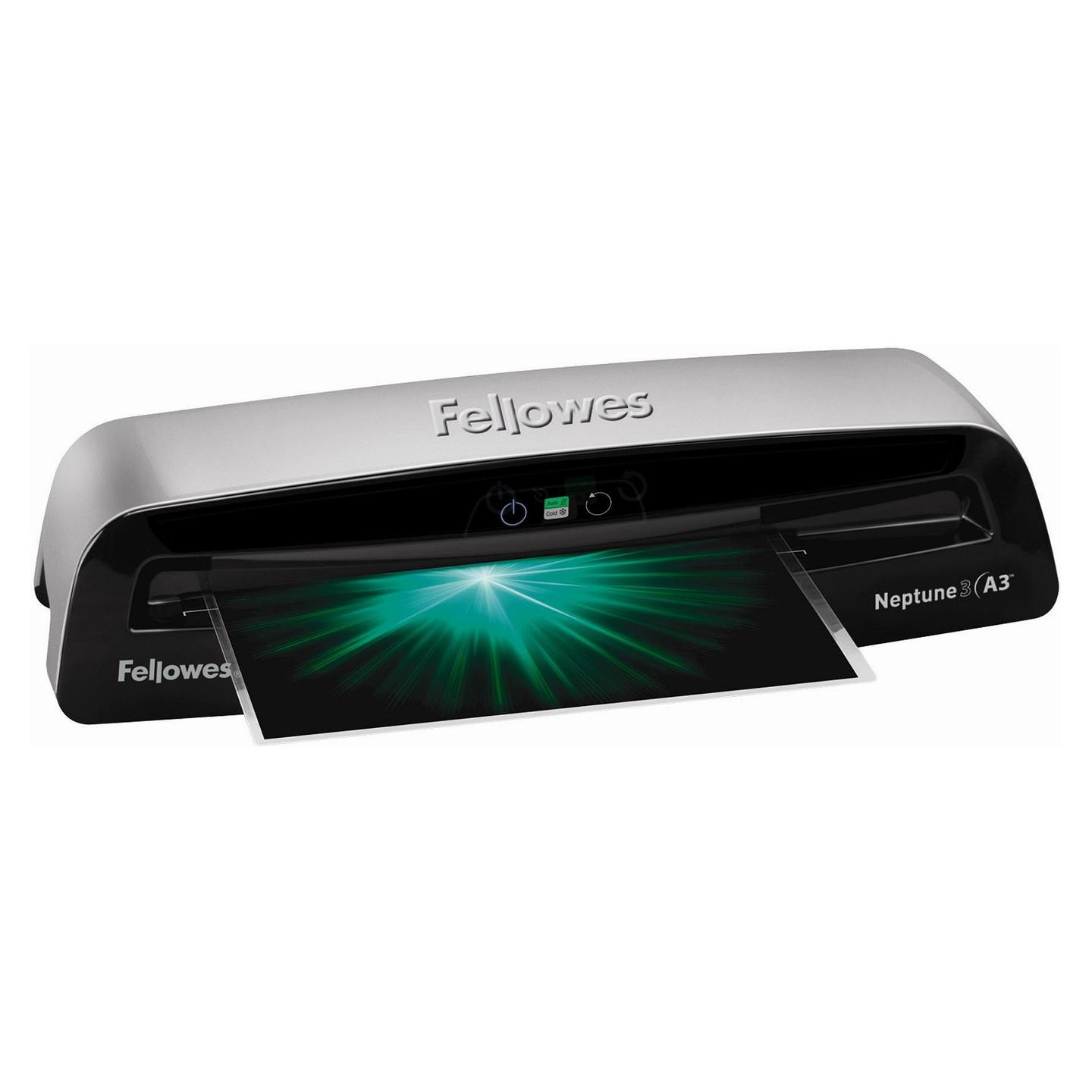 Laminator Fellowes Neptune 3 A3, 4 Rula, Hot & Cold, 80–175µm, 600mm/min, AutoSense - Argjend, Zezë - 4