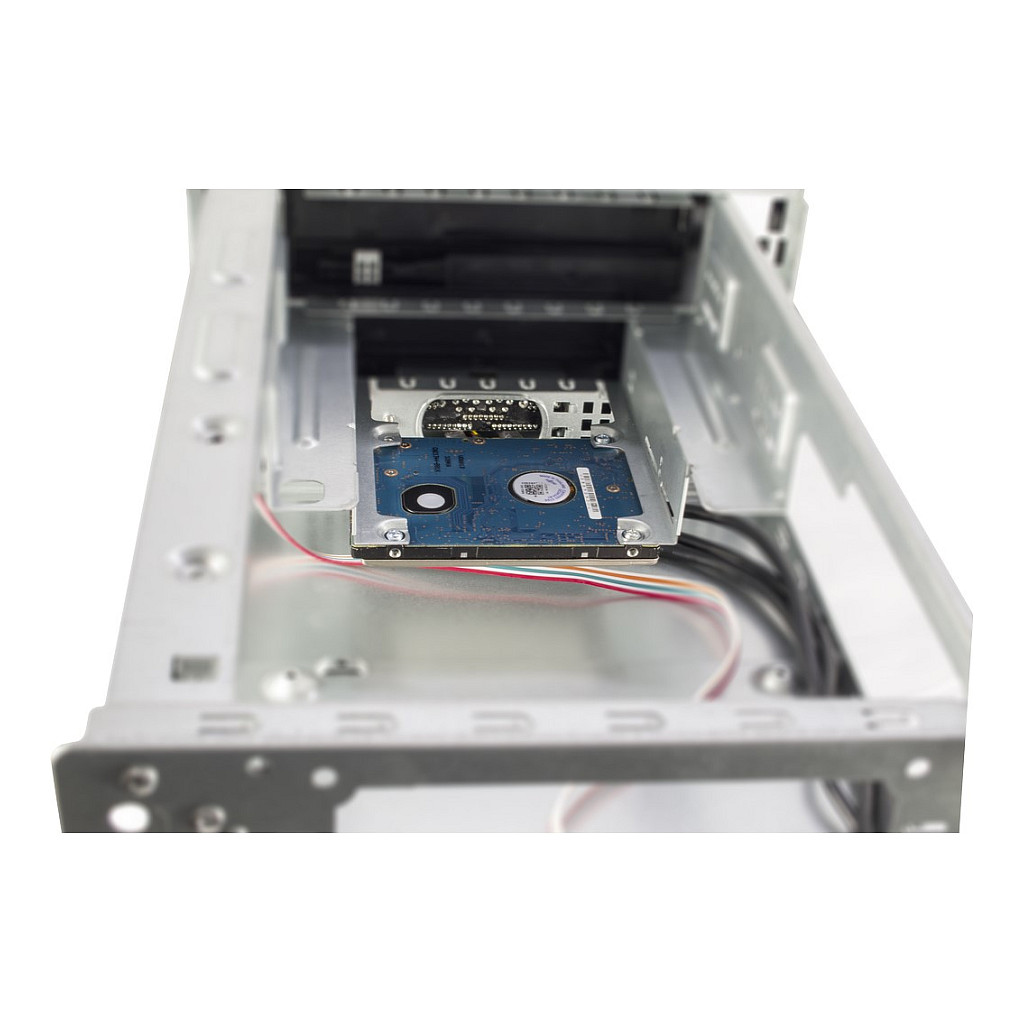 Kasë PC Inter-Tech MI-008 ITX / Mini Tower / Mini-ITX / SFX / 2.5" + 3.5" + 5.25" Bay - Zezë - 6
