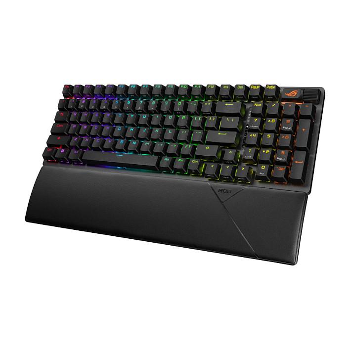 Tastierë Gaming ASUS ROG Strix Scope II 96 Wireless / 96% / Mekanike / RGB / AZERTY -Zezë - 2