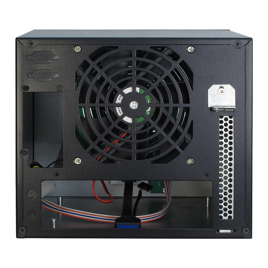 Kasë PC Inter-Tech IPC SC-4004 / USFF / Mini-ITX / 4x Hot-Swap 2.5"/3.5" / 1x 120mm Fan - Zezë - 4