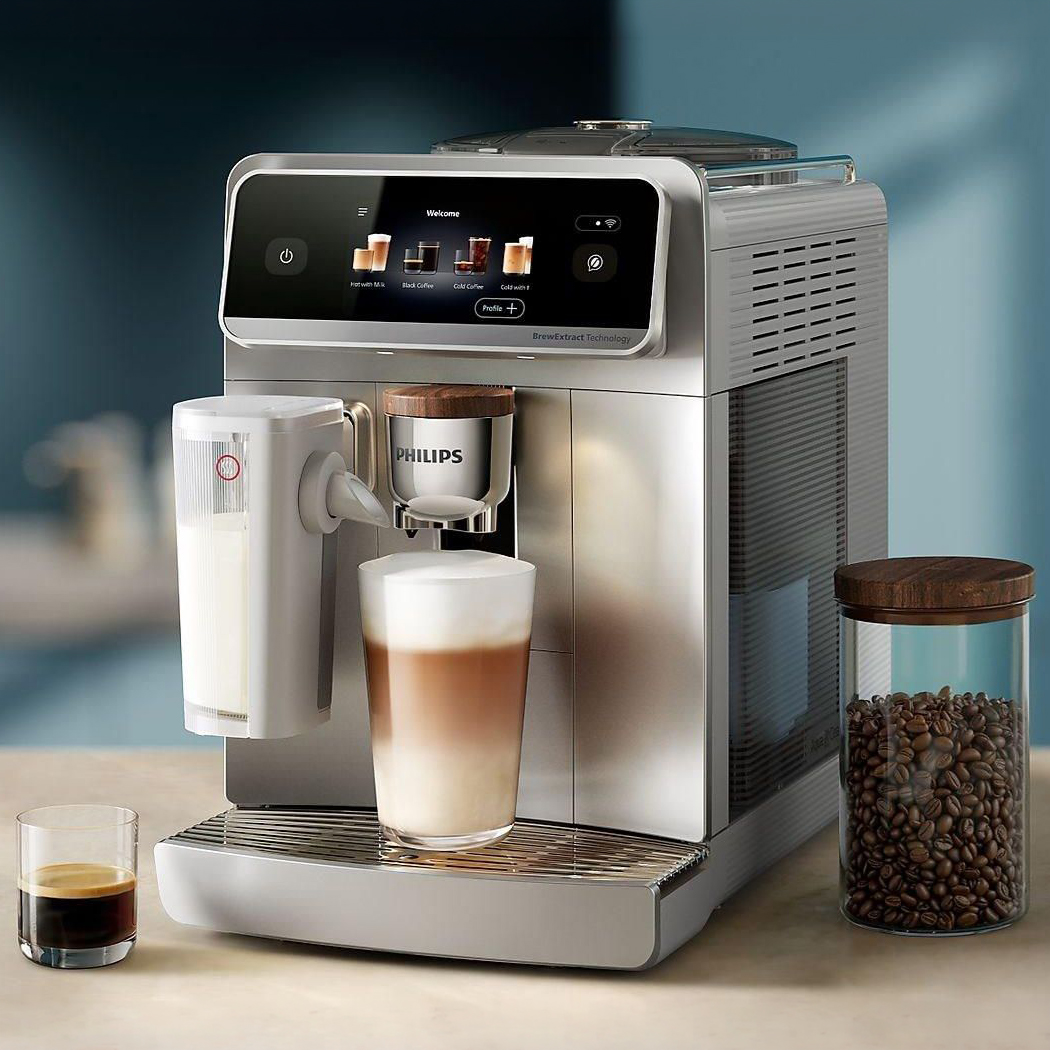 Aparat për kafe Philips Café Aromis Series 8000 / Auto / 15 Bar / 1.9L – Argjend - 3