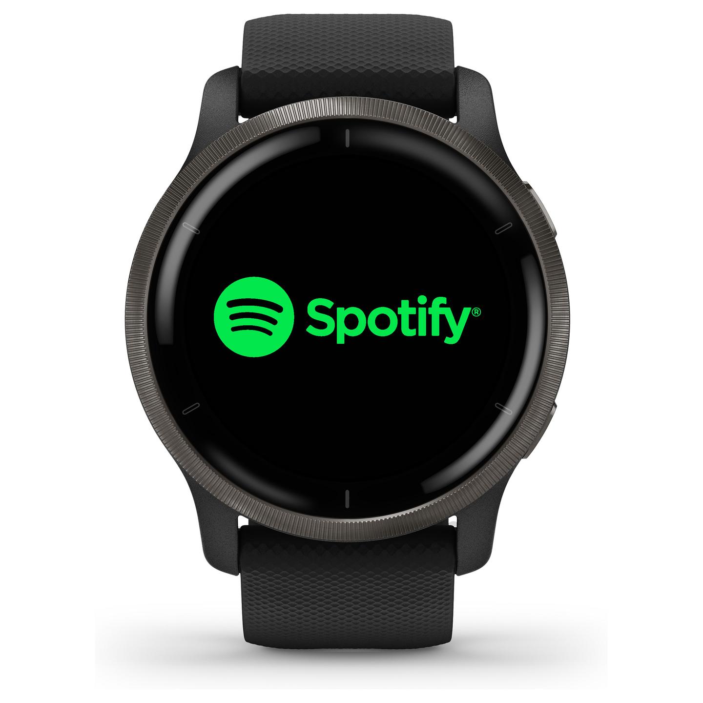 Orë e mençur Garmin Venu 2 / 45mm / AMOLED / GPS / Bluetooth / Wi-Fi - Zezë/Slate - 34