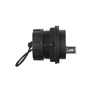 Lidhës USB Good Connections Alcasa IC04-U304, USB 3.0, USB-A Femër në USB-A Femër, Bajonetë, IP67 - Zezë - 2