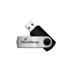 USB Flash Drive MediaRange MR910-3 / 3 x 16GB / USB 2.0 / 17MB/s Read 6MB/s Write - Zezë/Argjend - 3