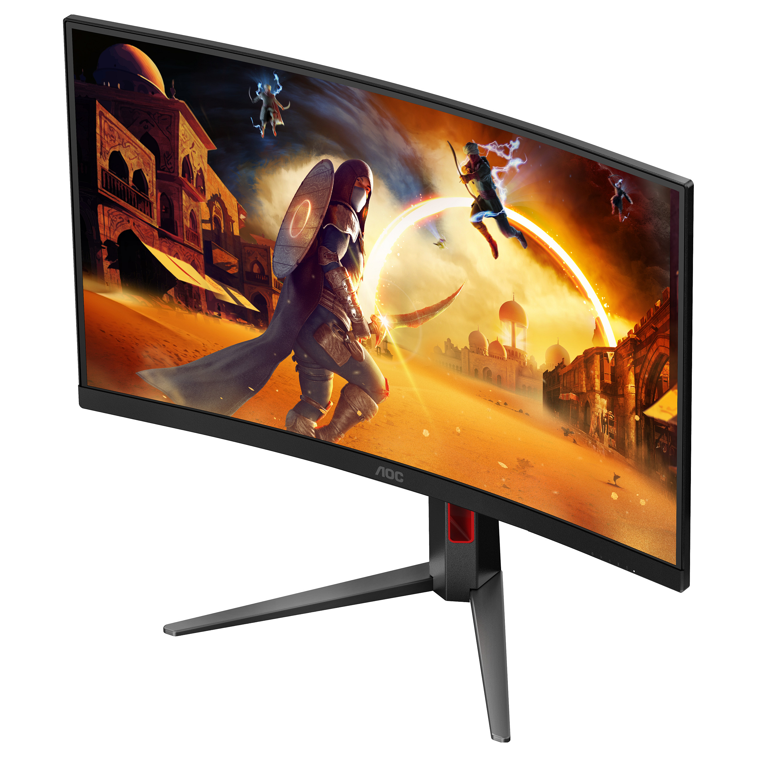 Monitor Gaming AOC G4 C27G4Z2 / 27" / Full HD VA Curved / 240Hz / 1ms / - Zezë+Kuqe - 11