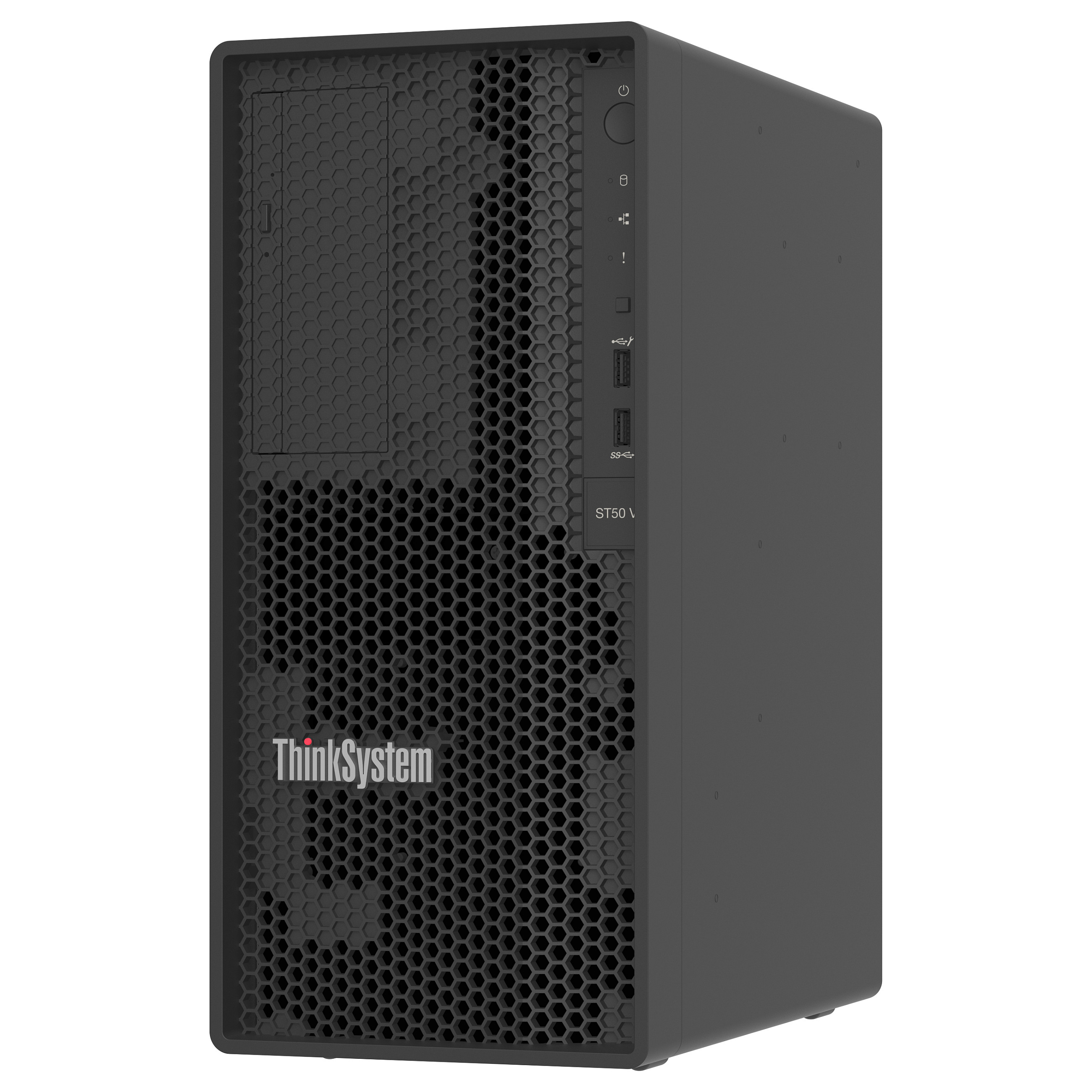 Lenovo ThinkSystem ST50 V3 Tower Server – Intel Xeon 6315P, 16GB DDR5 ECC, 3x3.5" + 1x2.5", XClarity Controller - 2