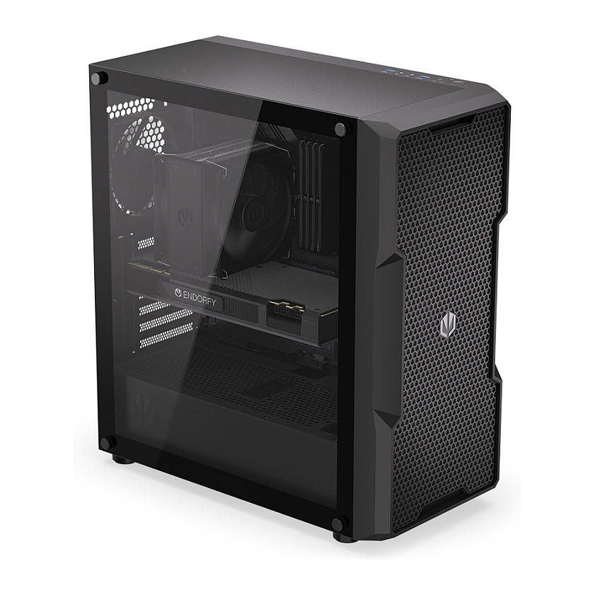 Kasë PC ENDORFY Regnum 400 Air / Mid Tower / ATX / 3x 120mm Front + 1x 120mm Rear Fan / Mesh / 360mm Radiator - Zezë - 5