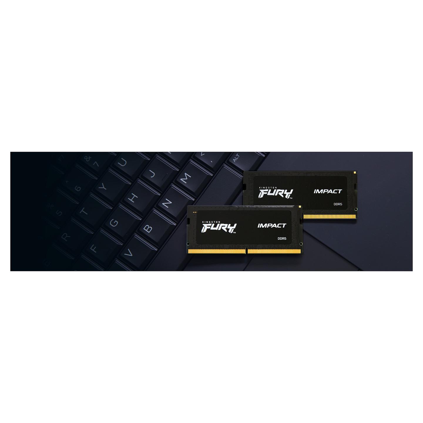 Memorie DDR5 Kingston FURY Impact, 32GB, 4800MT/s, CL38, SO-DIMM, 262-pin, 1.1V - Zezë - 15