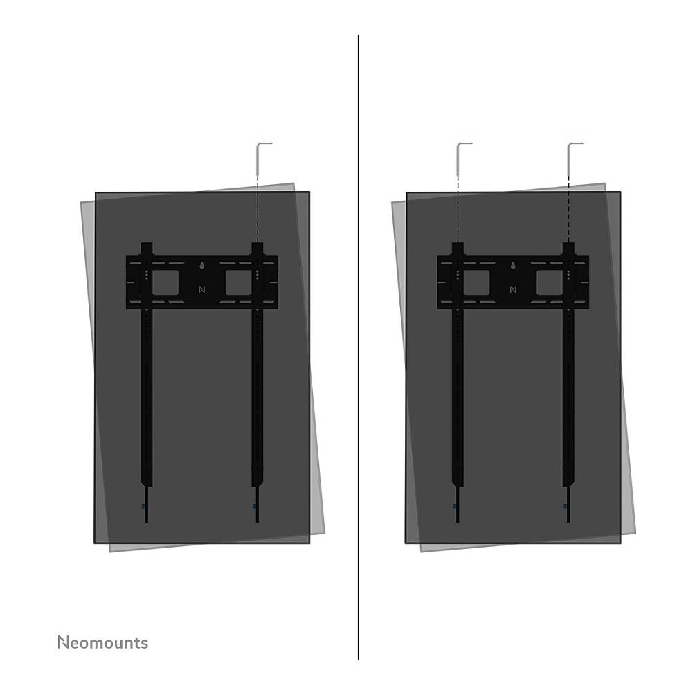 Mbajtëse për TV Neomounts WL30-750BL18P, Murale, 50–98", 100kg, VESA 100 × 100–500 × 800mm, Portret - Zezë - 13