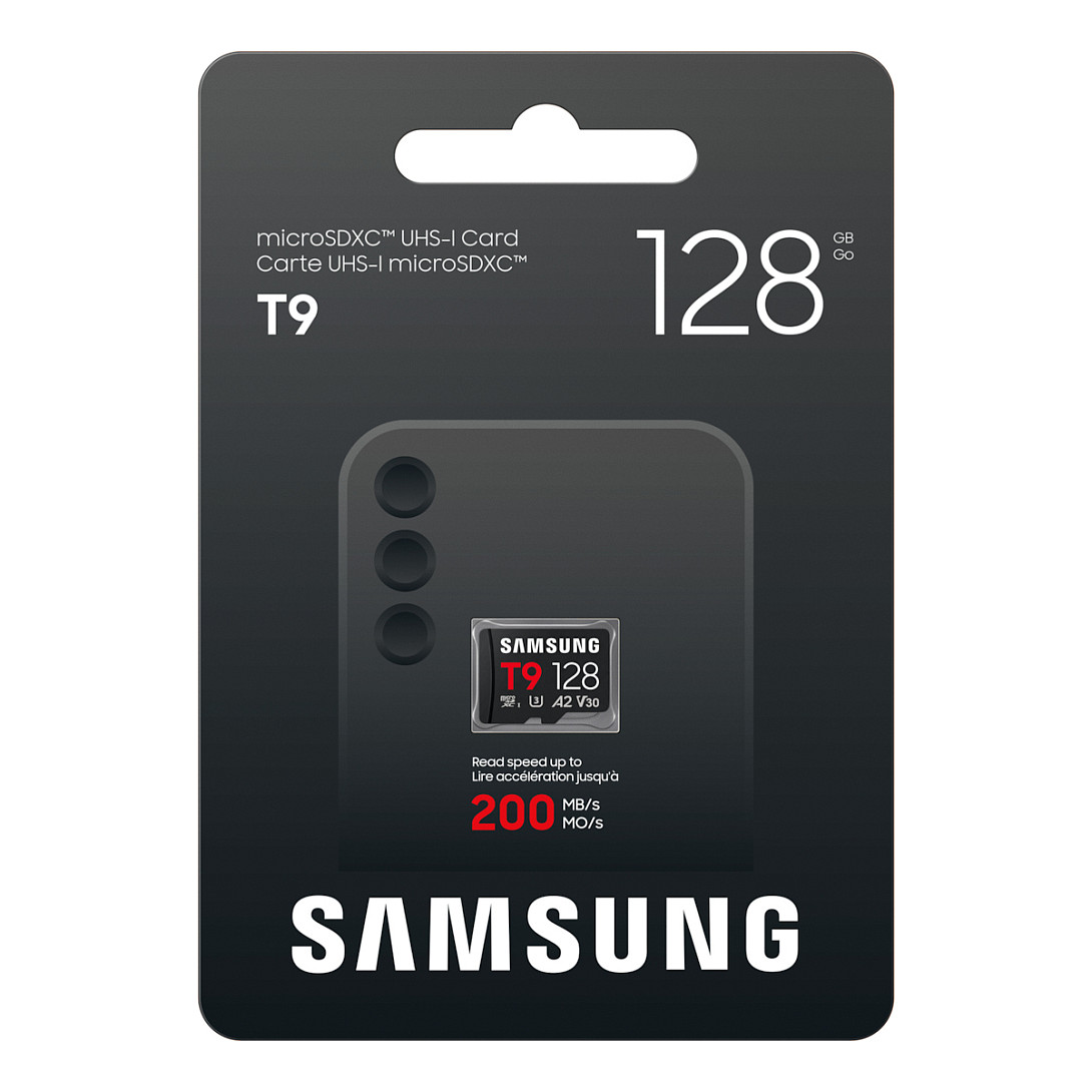 Kartë Memorie Samsung T9 / 128GB / MicroSDXC / UHS-I / U3 / V30 / 200MB/s - 4