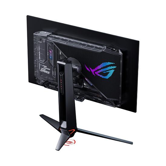 Monitor Gaming ASUS ROG Swift OLED PG27UCWM, 26.5", 4K UHD WOLED, 240Hz, 0.03ms, HDMI + DisplayPort + USB-C, USB Hub, Pivot, VESA - Zezë - 5