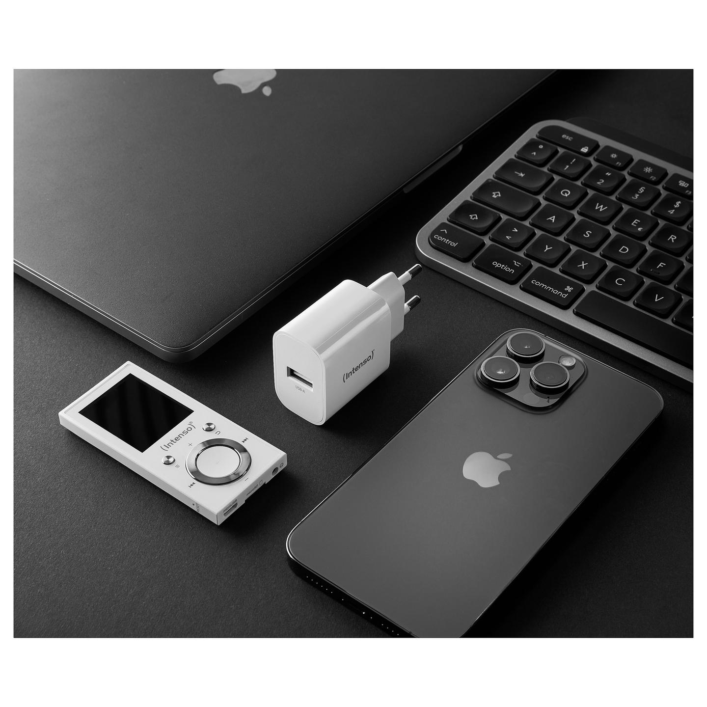 Adapter Intenso W5A / USB-A / 5W / 5V / 1A - Bardhë - 4