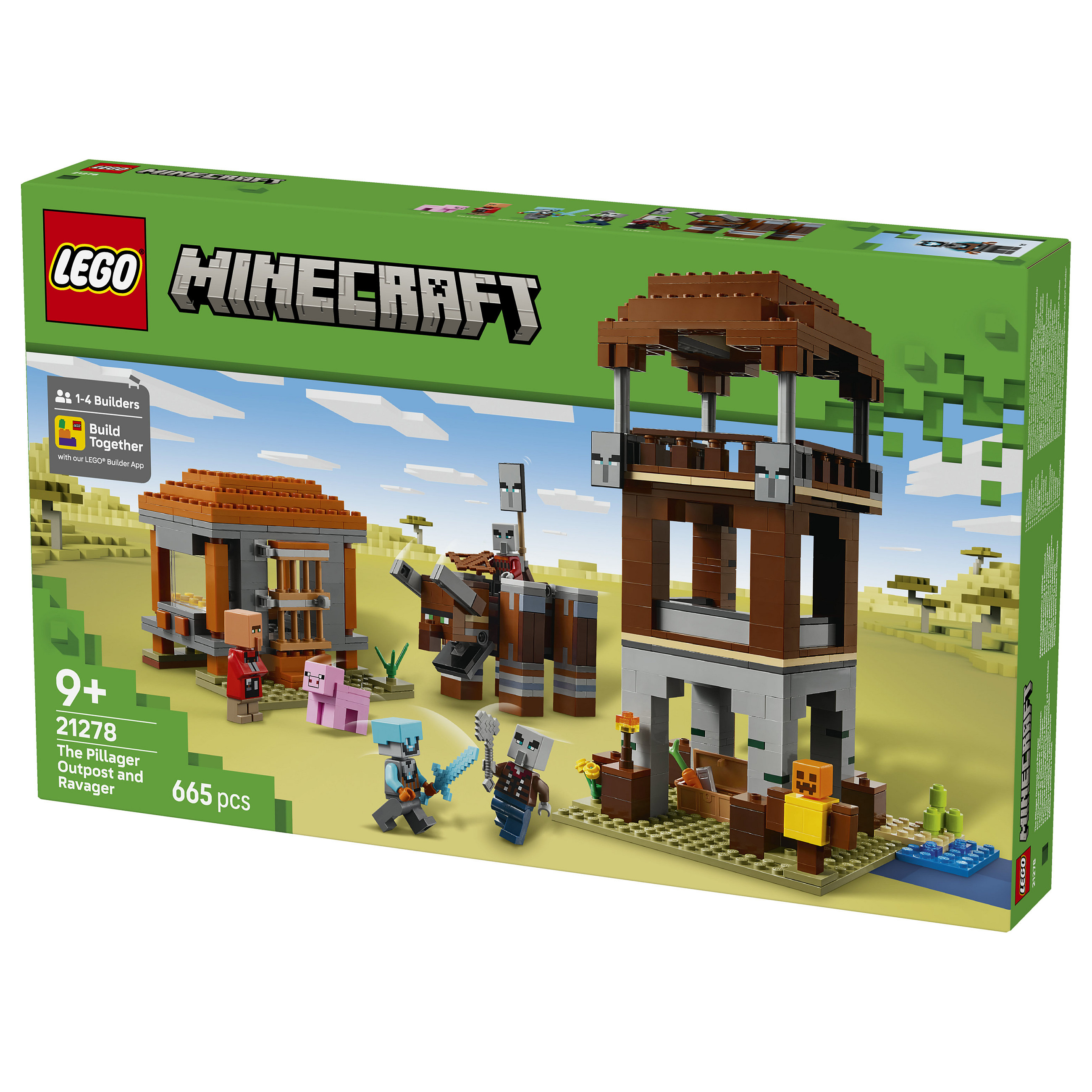 LEGO Minecraft The Pillager Outpost and Ravager - 26