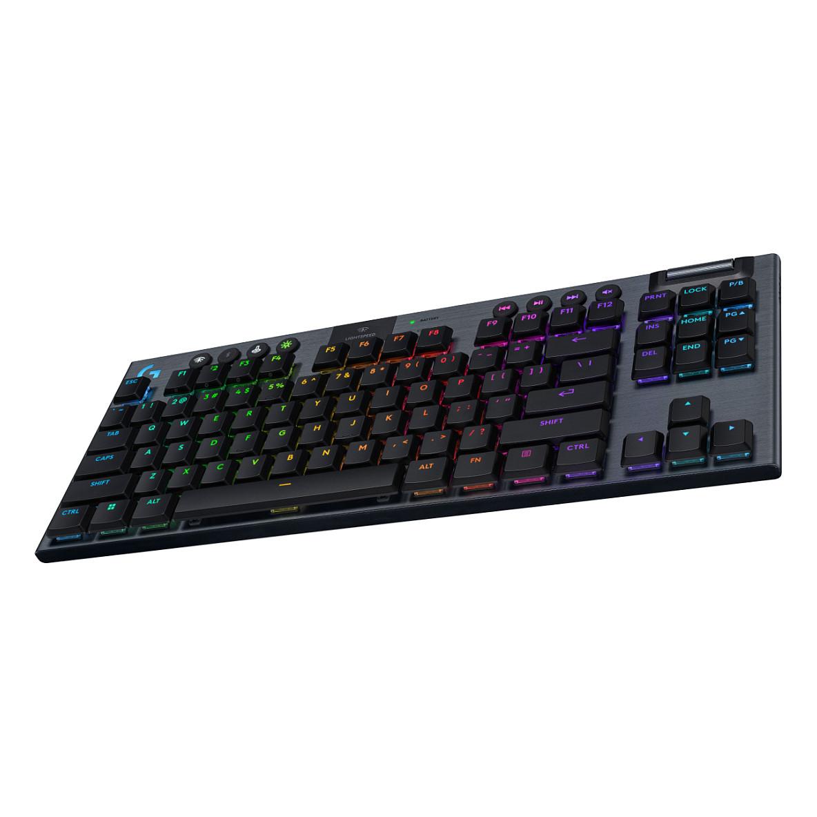 Tastierë Gaming Logitech G915 X LIGHTSPEED TKL / Wired & Wireless / Mechanical Low Profile / GL Tactile / TKL / LIGHTSYNC RGB – Zezë - 4