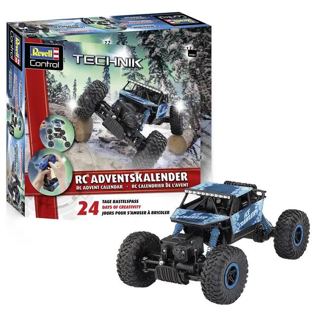 Lodra Revell Advent Calendar RC Crawler, Radio-Controlled, 1:18, 2.4 GHz, 2-Channel, 8+ - Blu, Zezë - 2
