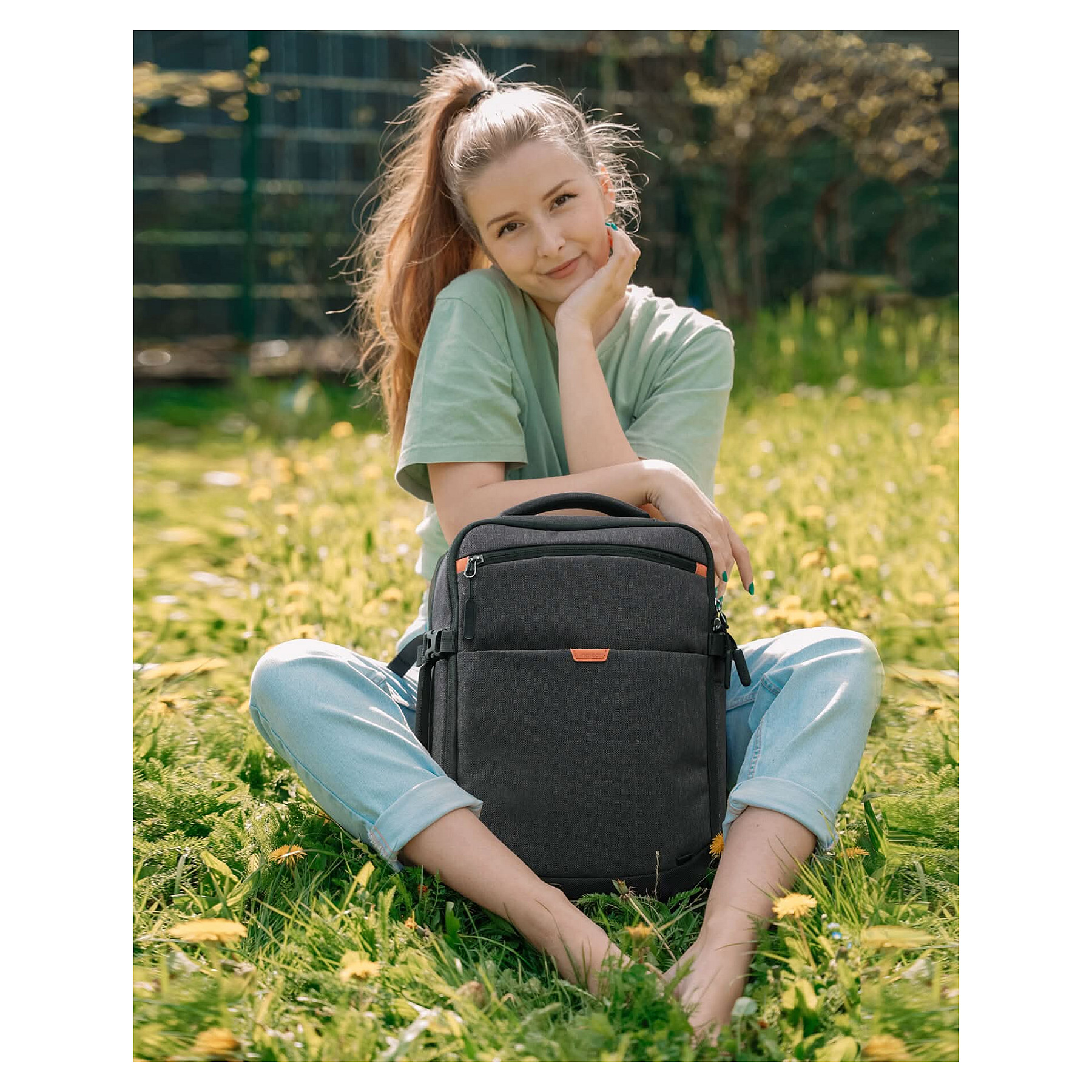 Çantë Shpine për Laptop Inateck BP03006 / 17.3" / 46L / Expandable / Water-Resistant - Zezë - 2