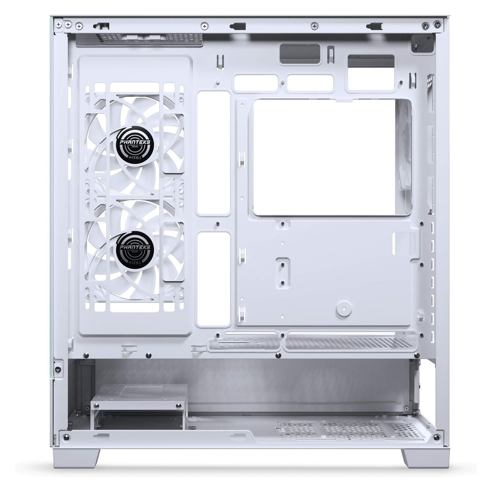 Kasë Phanteks XT View Matrix / Midi Tower / E-ATX / 600-LED Matrix / Tempered Glass - Bardhë - 5