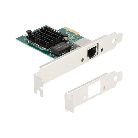 Karta të Rrjetit Delock 88204 / PCIe 1.1 x1 / 1x Gigabit LAN RJ45 / 1000Mbps / Broadcom BCM5721 / Low Profile - 4