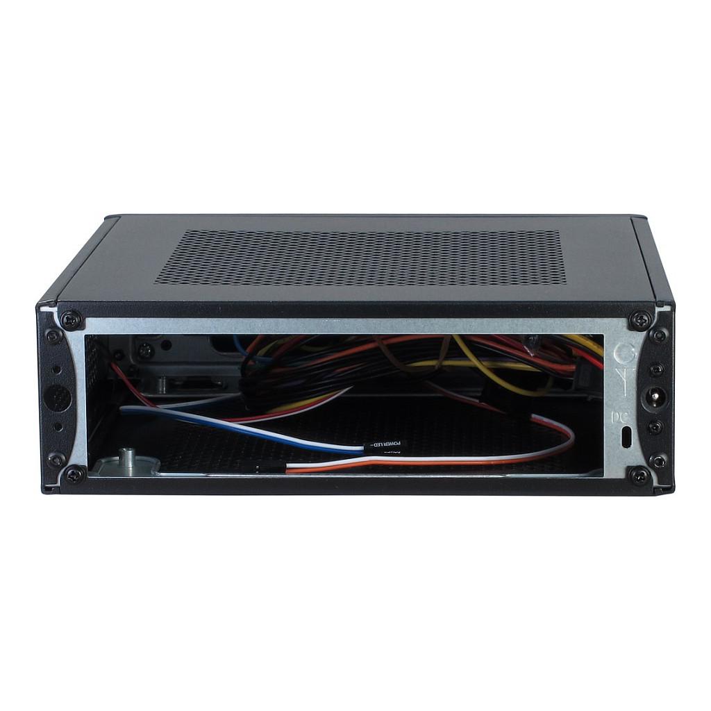 Kasë Inter-Tech ITX-601, Mini-ITX, Mini-Tower, 2x 2.5", Furnizim 60W - Zezë - 4
