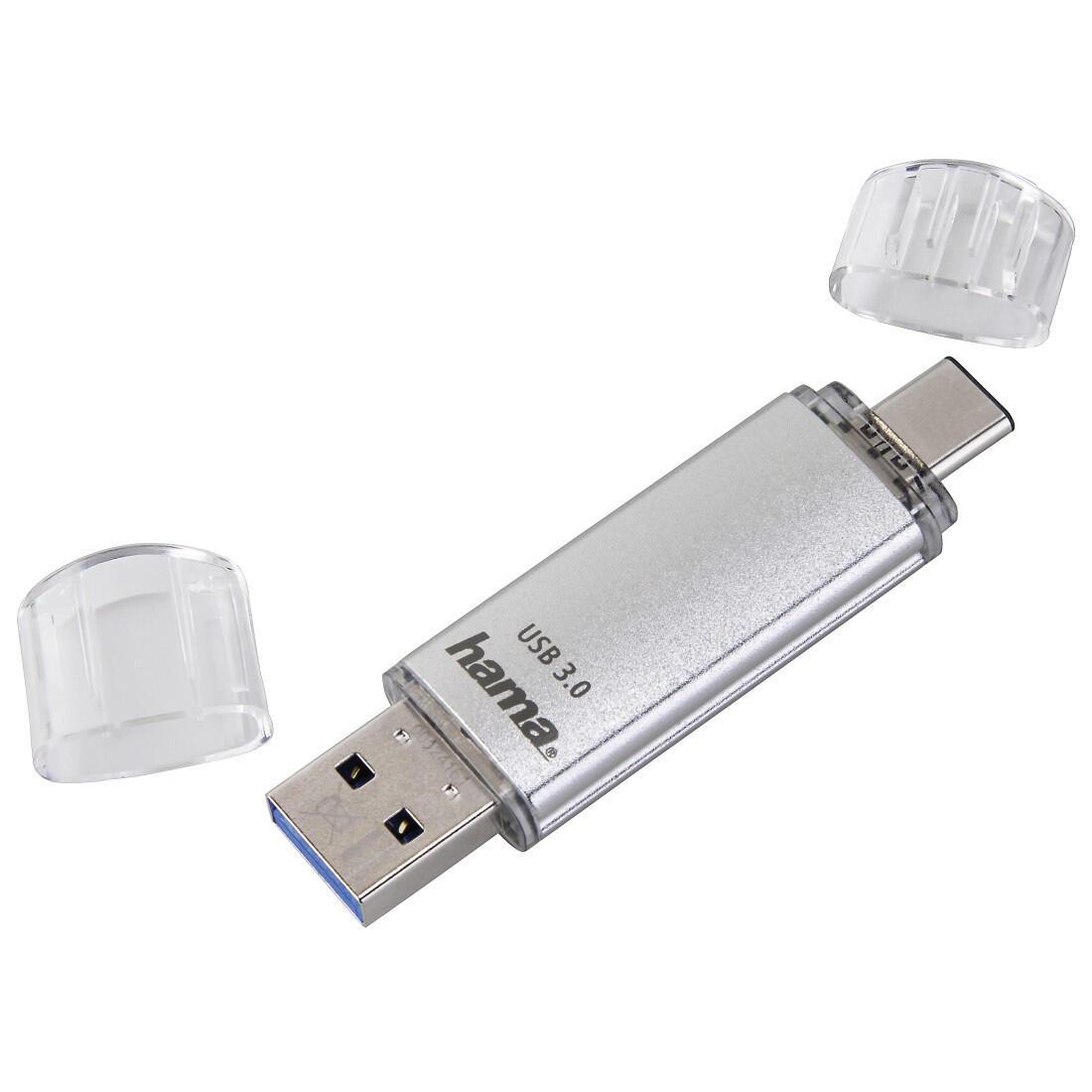 USB Flash Drive Hama C-Laeta / 64GB / USB 3.2 Gen 1 / USB-C + USB-A / 40MB/s – Argjend - 3