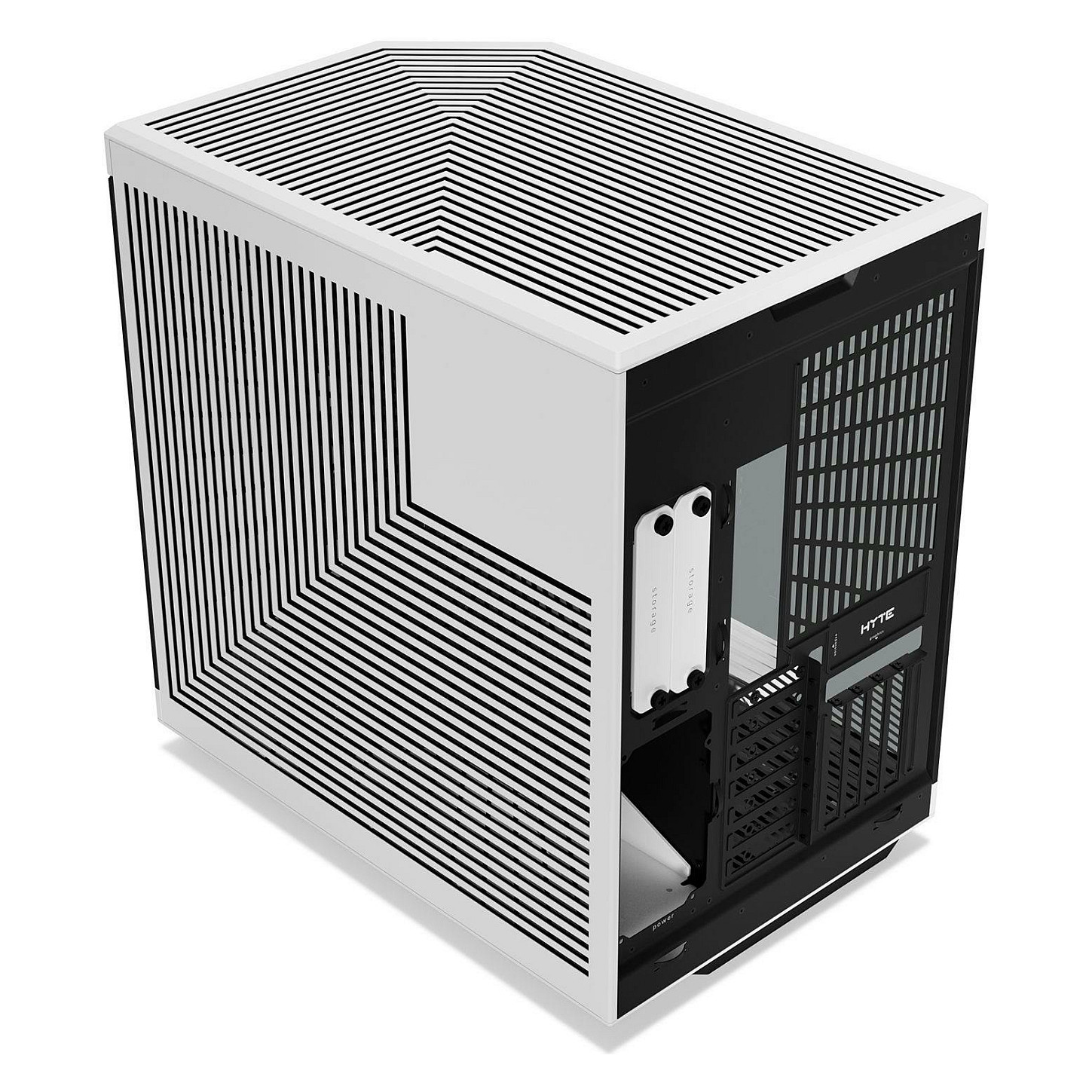 Kasë PC HYTE Y70 / Mid Tower / ATX / 3x 120mm + 2x 140mm Fan Support / Tempered Glass / PCIe 4.0 Riser - Zezë/Bardhë - 4